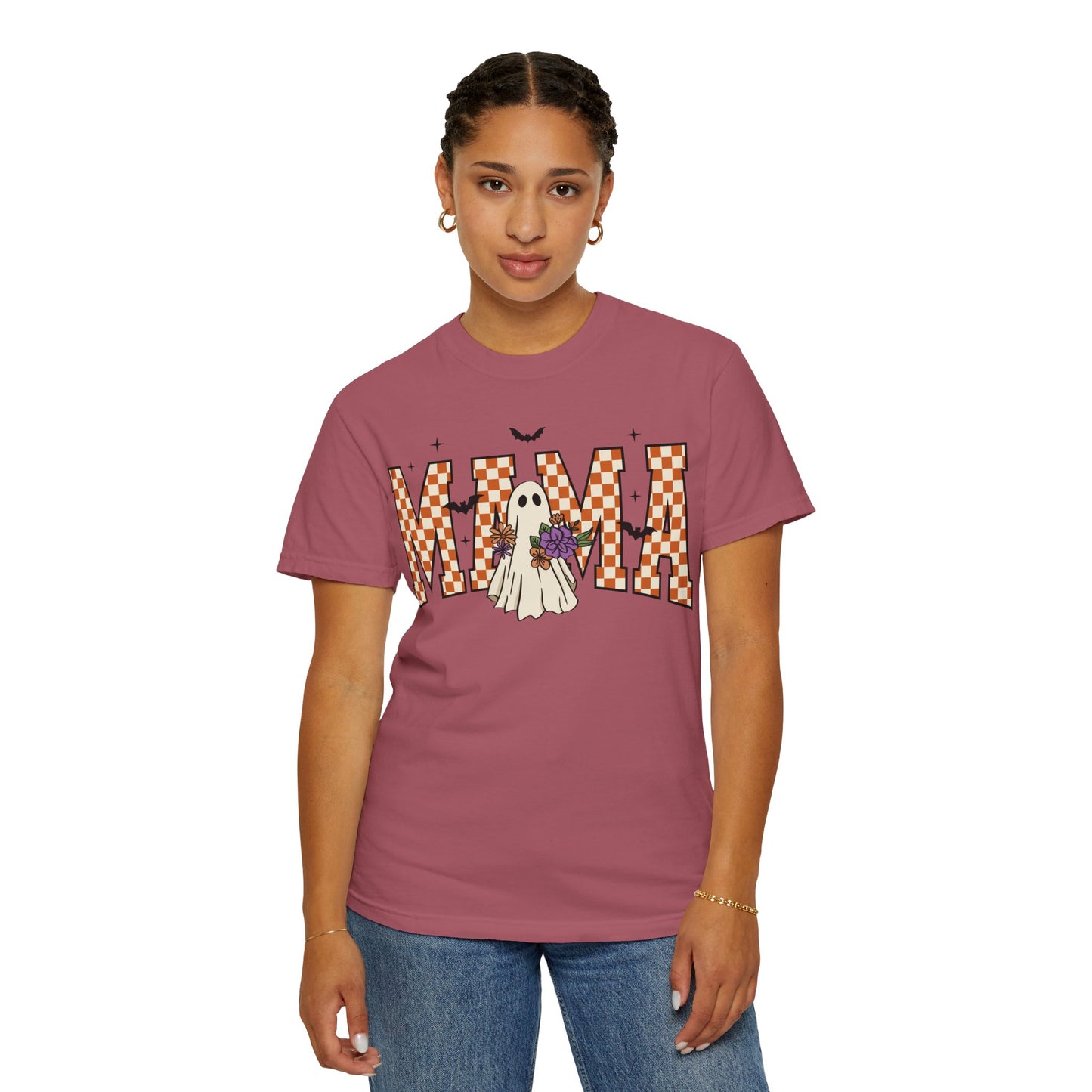 Ghostly Mama T-shirt, Spooky Mama Shirt, Halloween Tee, Gift for Mom, Fall Fashion, Unisex Graphic Tee