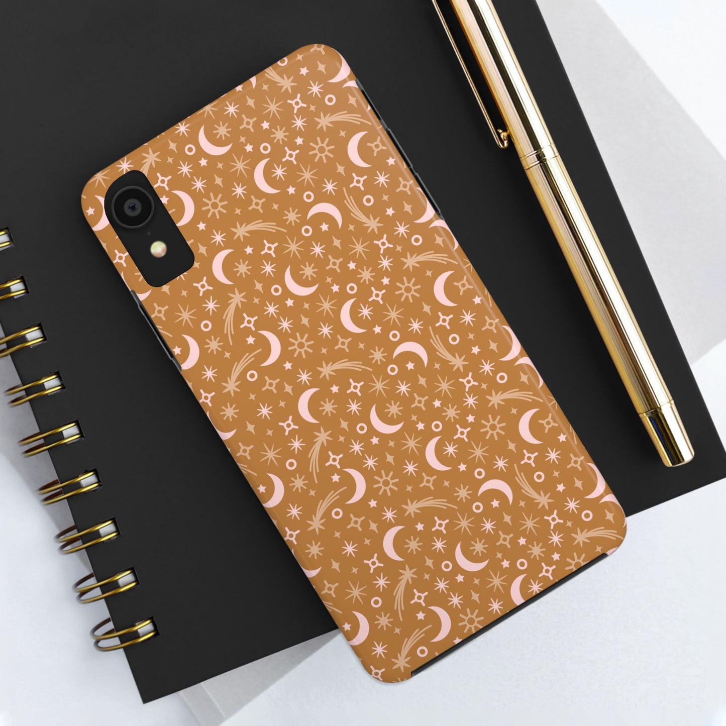 Celestial Tough Phone Cases - Starry Night, Astrology, Boho Chic, Gift for Her, Moon Phase Design