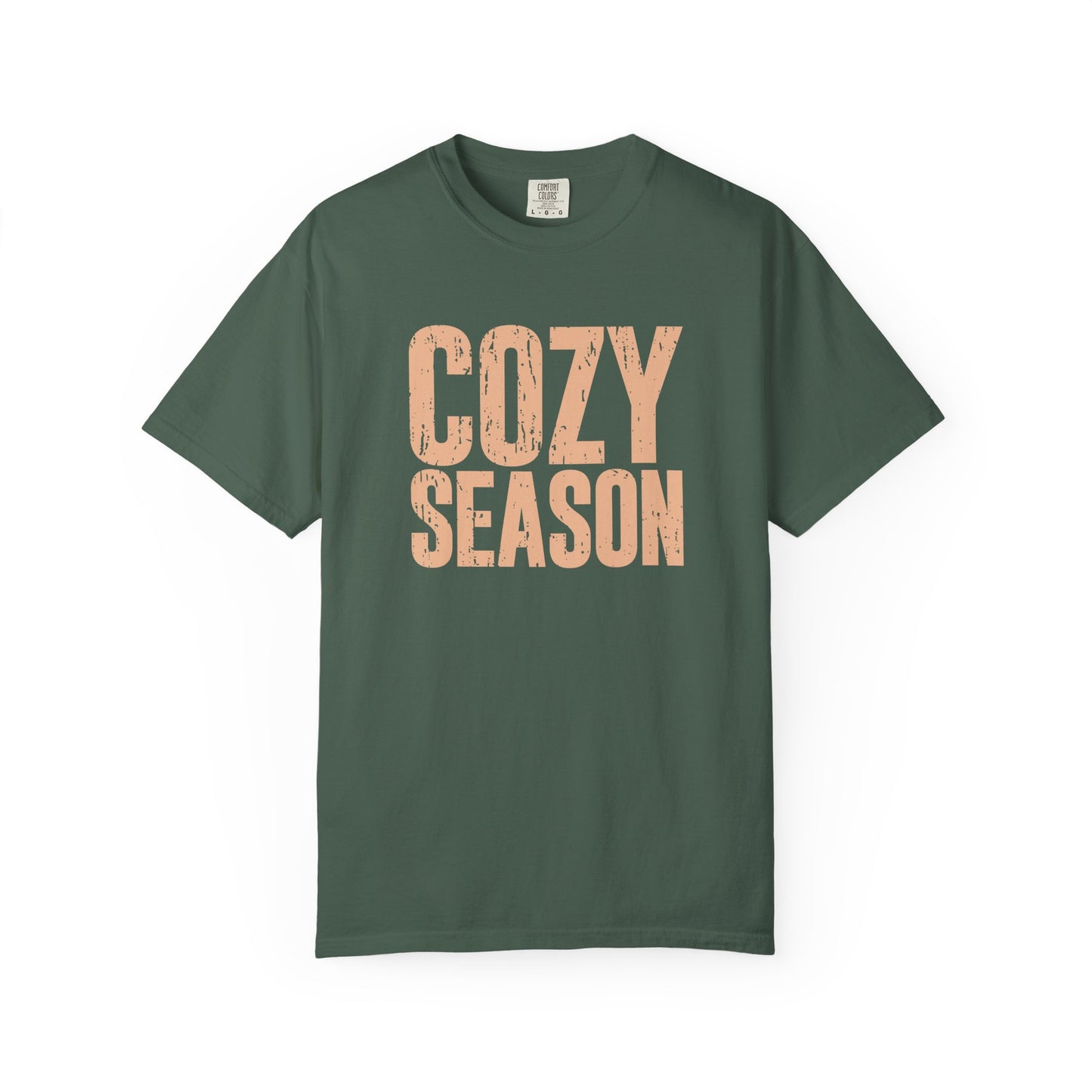 Cozy Season T-shirt for Autumn Vibes | Unisex Garment-Dyed Tee, Fall Apparel, Seasonal Fashion, Casual Wear, Gift Idea