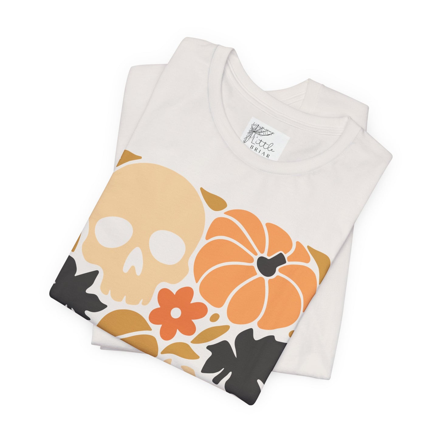 Autumn Vibes Graphic Tee | Halloween Shirt, Fall Apparel, Unisex Tee, Spooky Fashion, Pumpkin Skull Top