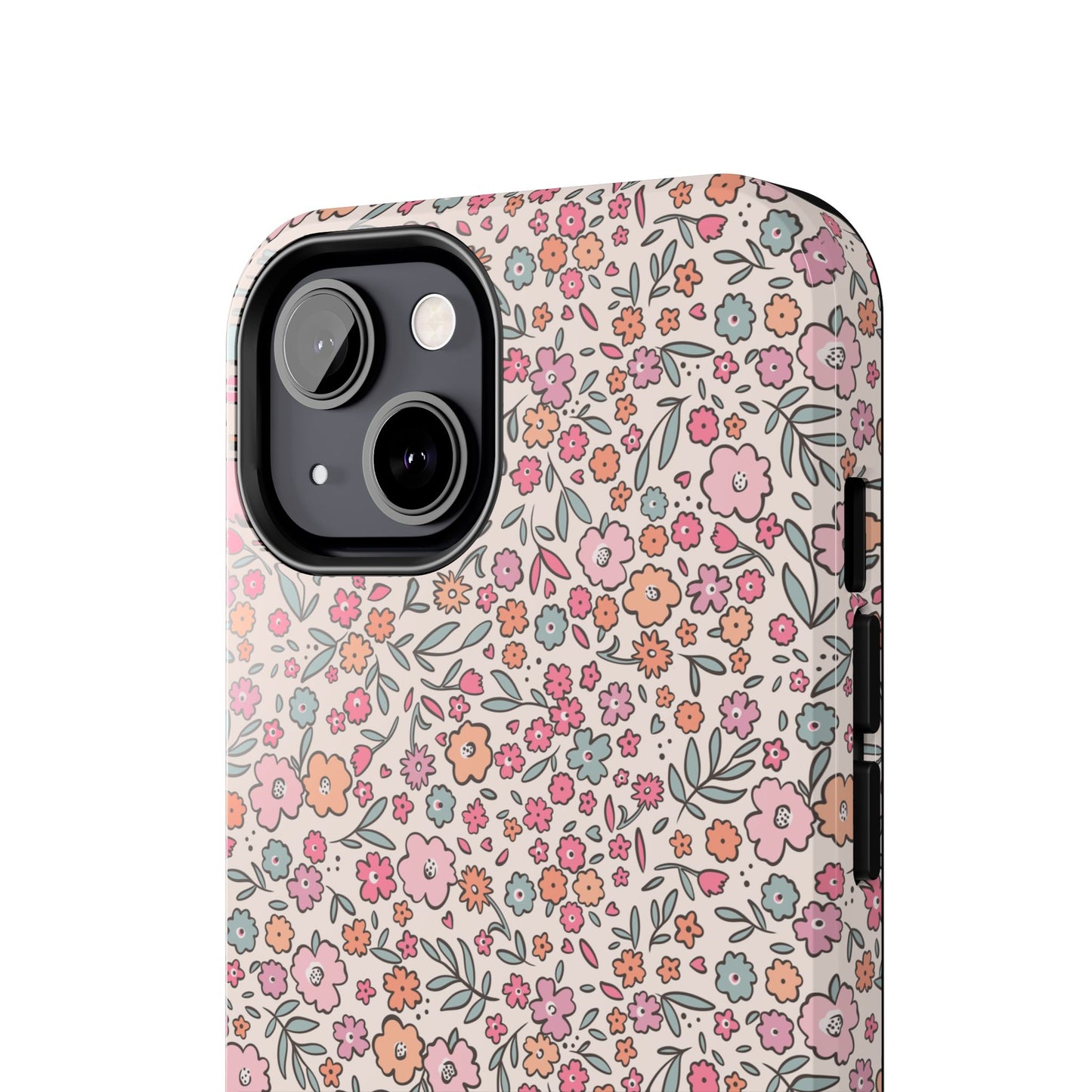 Floral Tough Phone Cases - Stylish Protection, Unique Gifts, Spring Decor, Flower Pattern, Durable Accessory