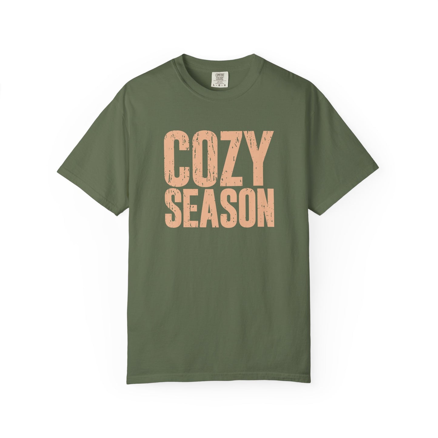 Cozy Season T-shirt for Autumn Vibes | Unisex Garment-Dyed Tee, Fall Apparel, Seasonal Fashion, Casual Wear, Gift Idea