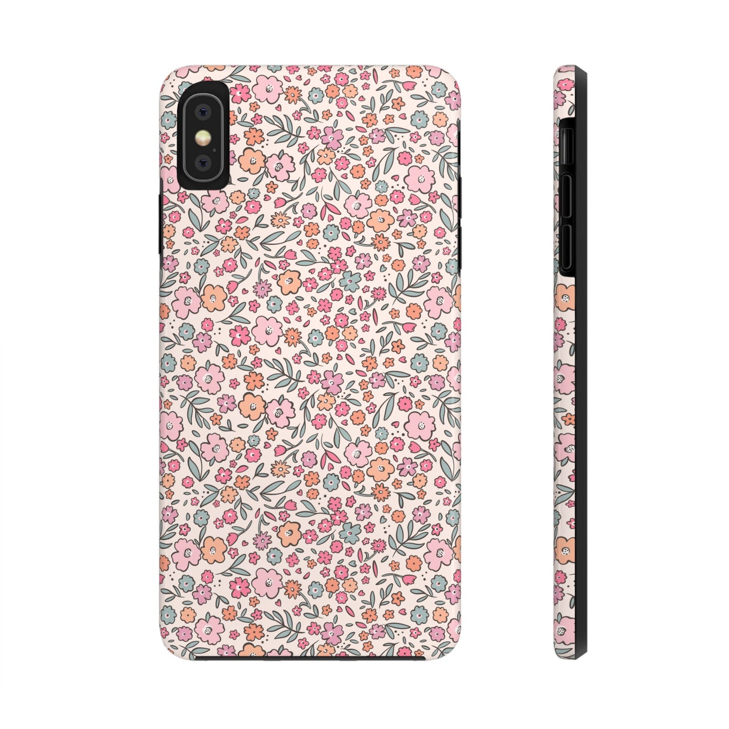 Floral Tough Phone Cases - Stylish Protection, Unique Gifts, Spring Decor, Flower Pattern, Durable Accessory
