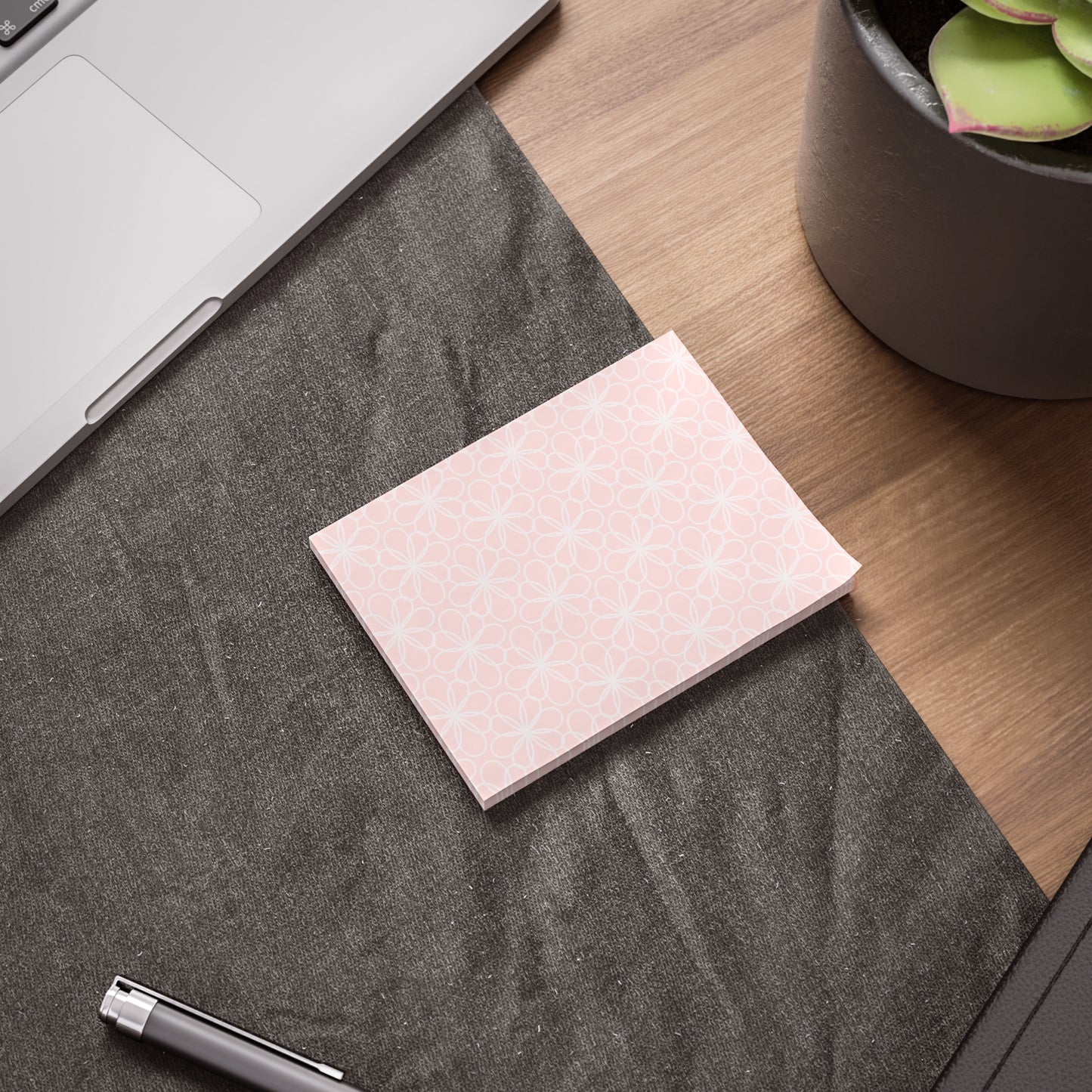 Stylish Floral Post-it® Note Pads | Pink Sticky Notes for Organizing, Planning, Office, Gifts, Journaling