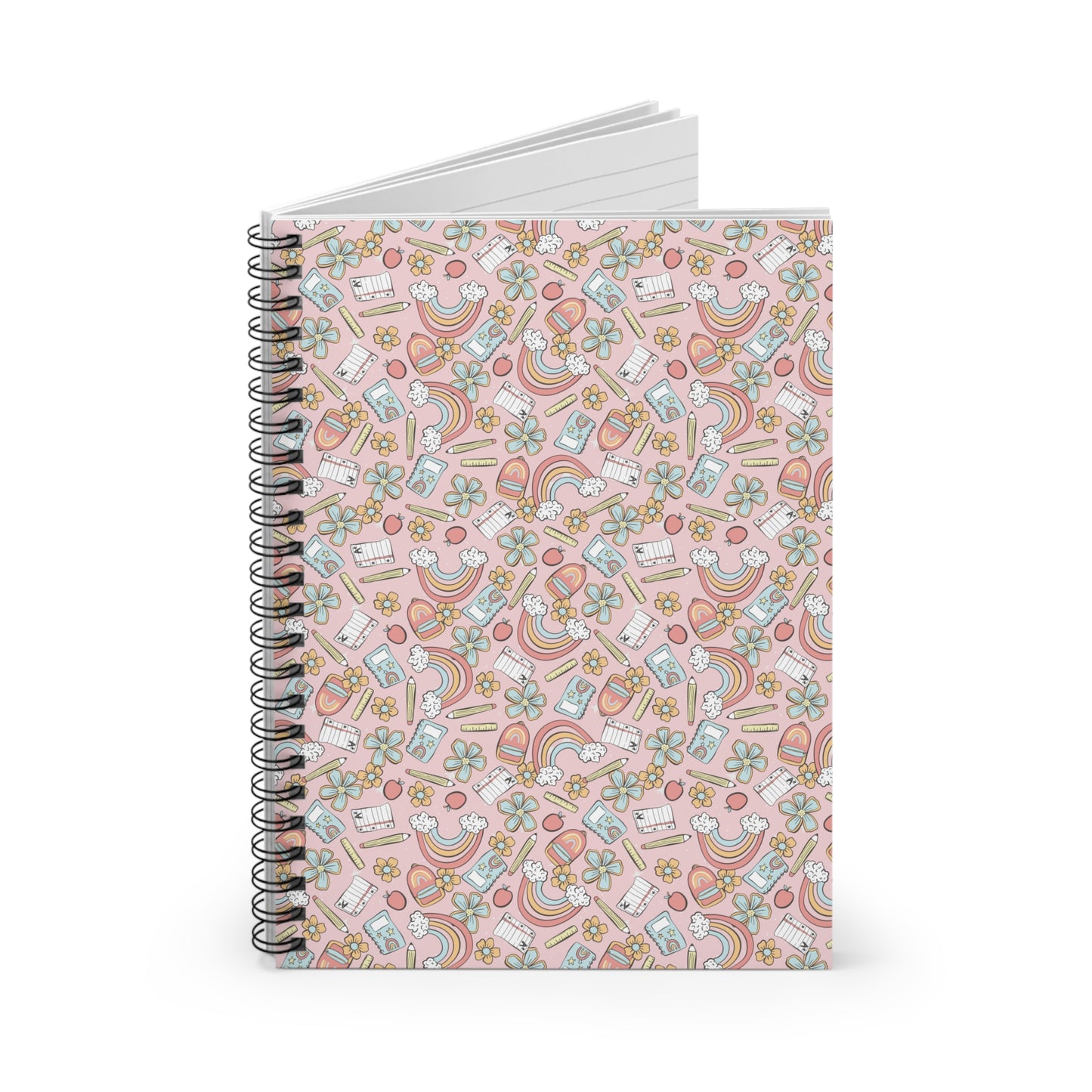 Pastel Teacher Notebook - Ruled Line, Educational Journal, School Supplies, Teacher Gift, Classroom Organizer, Back to School Gift