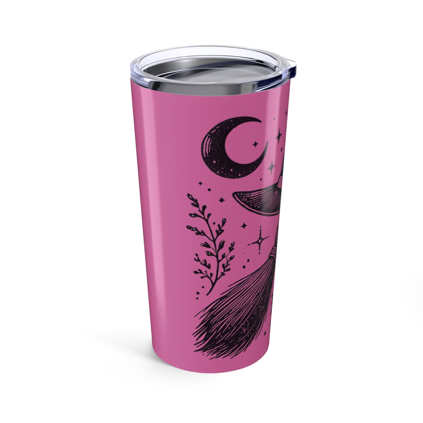 Salem Broom Co. Witchy 20oz Tumbler | Fall Vibes, Halloween Decor, Witchcraft Gift, Stainless Steel Travel Mug, Beverages on the Go
