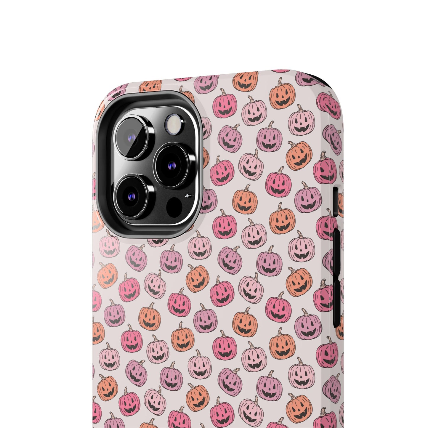 Cute Pumpkin Pattern Tough Phone Cases | Fall Decor, Halloween Accessories, Gifts for Her, Trendy Phone Protection