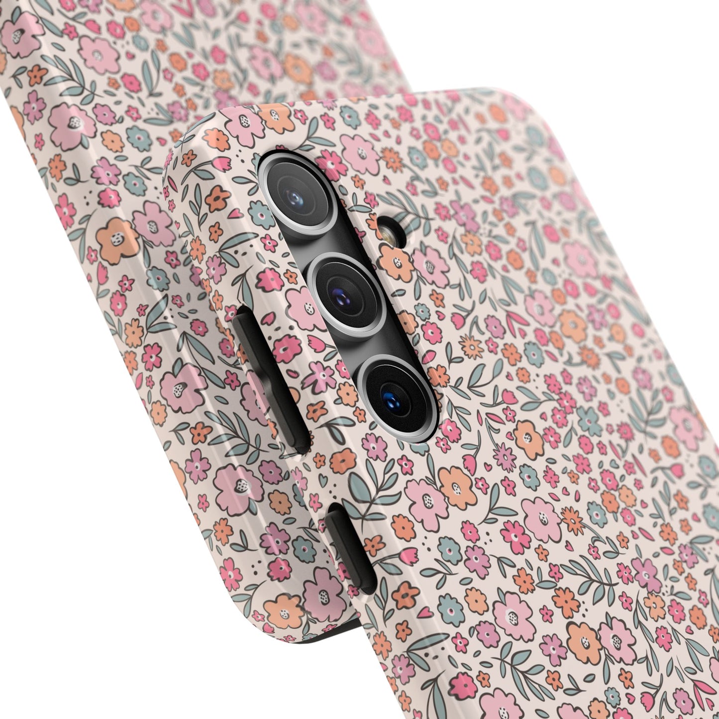 Floral Tough Phone Cases - Stylish Protection, Unique Gifts, Spring Decor, Flower Pattern, Durable Accessory