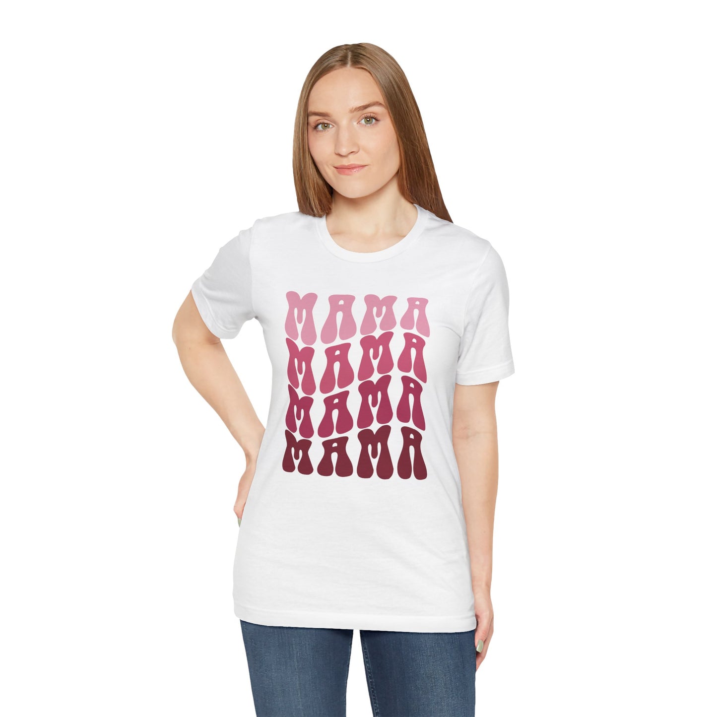 Mama Love Unisex Tee - Perfect Gift for Moms, Cute Mother's Day Shirt, Casual Wear, Graphic Tee, Family Celebration
