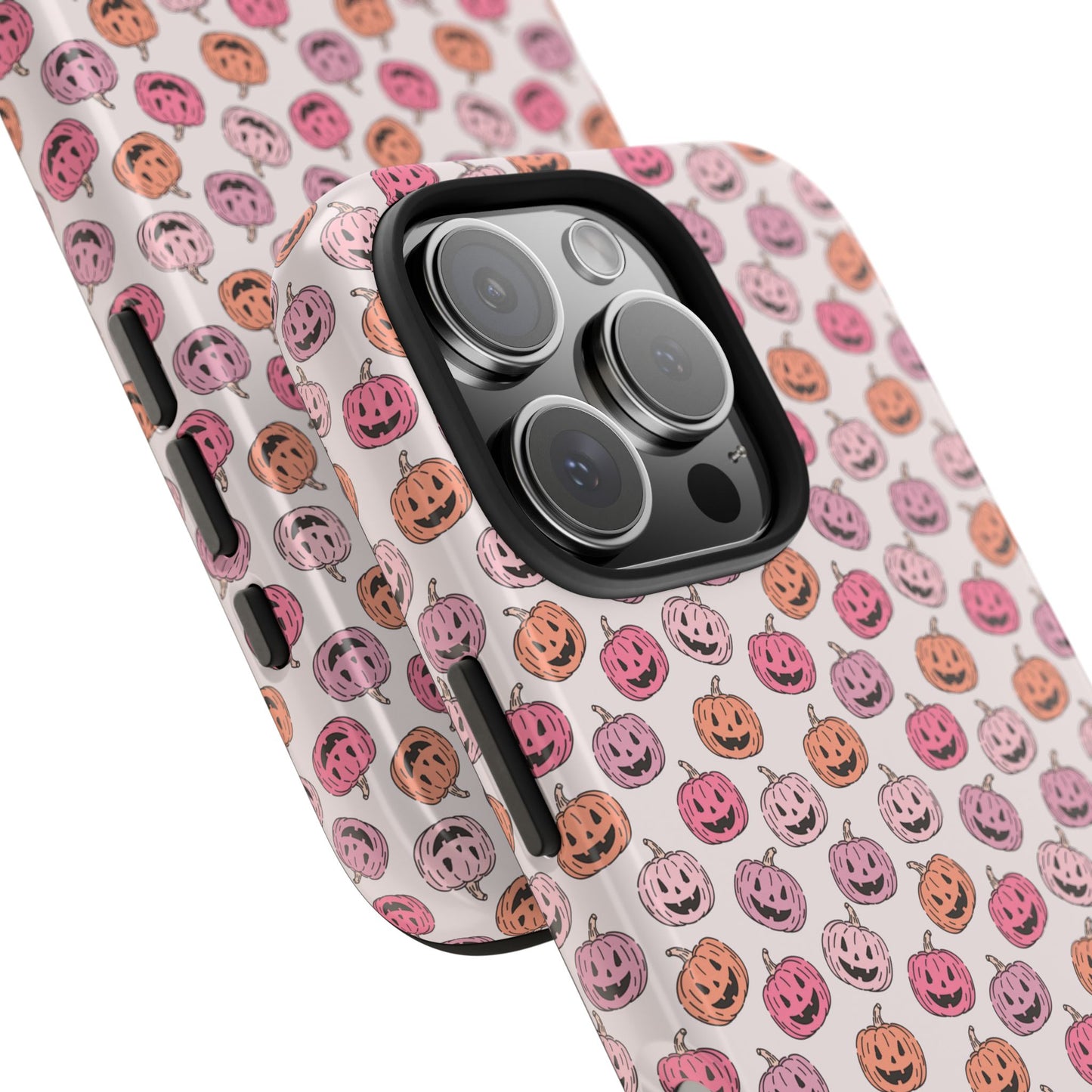 Cute Pumpkin Pattern Tough Phone Cases | Fall Decor, Halloween Accessories, Gifts for Her, Trendy Phone Protection