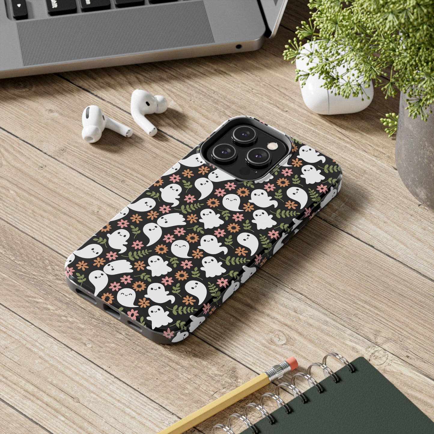 Cute Ghosts Tough Phone Cases | Spooky Fun Protection | Halloween Gift | Trendy Cell Phone Cover
