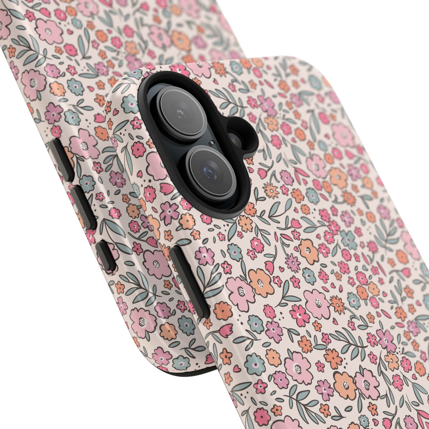 Floral Tough Phone Cases - Stylish Protection, Unique Gifts, Spring Decor, Flower Pattern, Durable Accessory