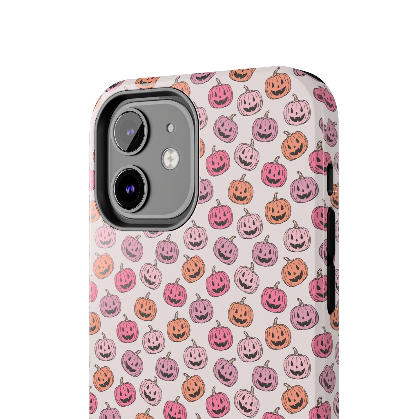 Cute Pumpkin Pattern Tough Phone Cases | Fall Decor, Halloween Accessories, Gifts for Her, Trendy Phone Protection