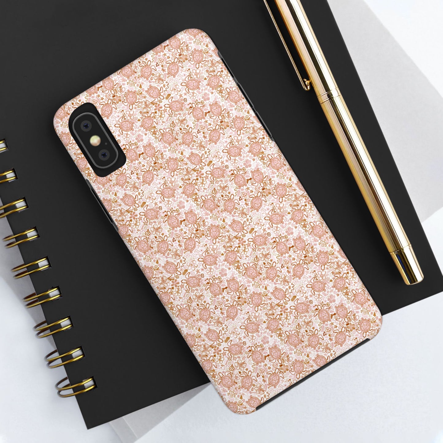 Tough Phone Case - Boho Turtle Design π’