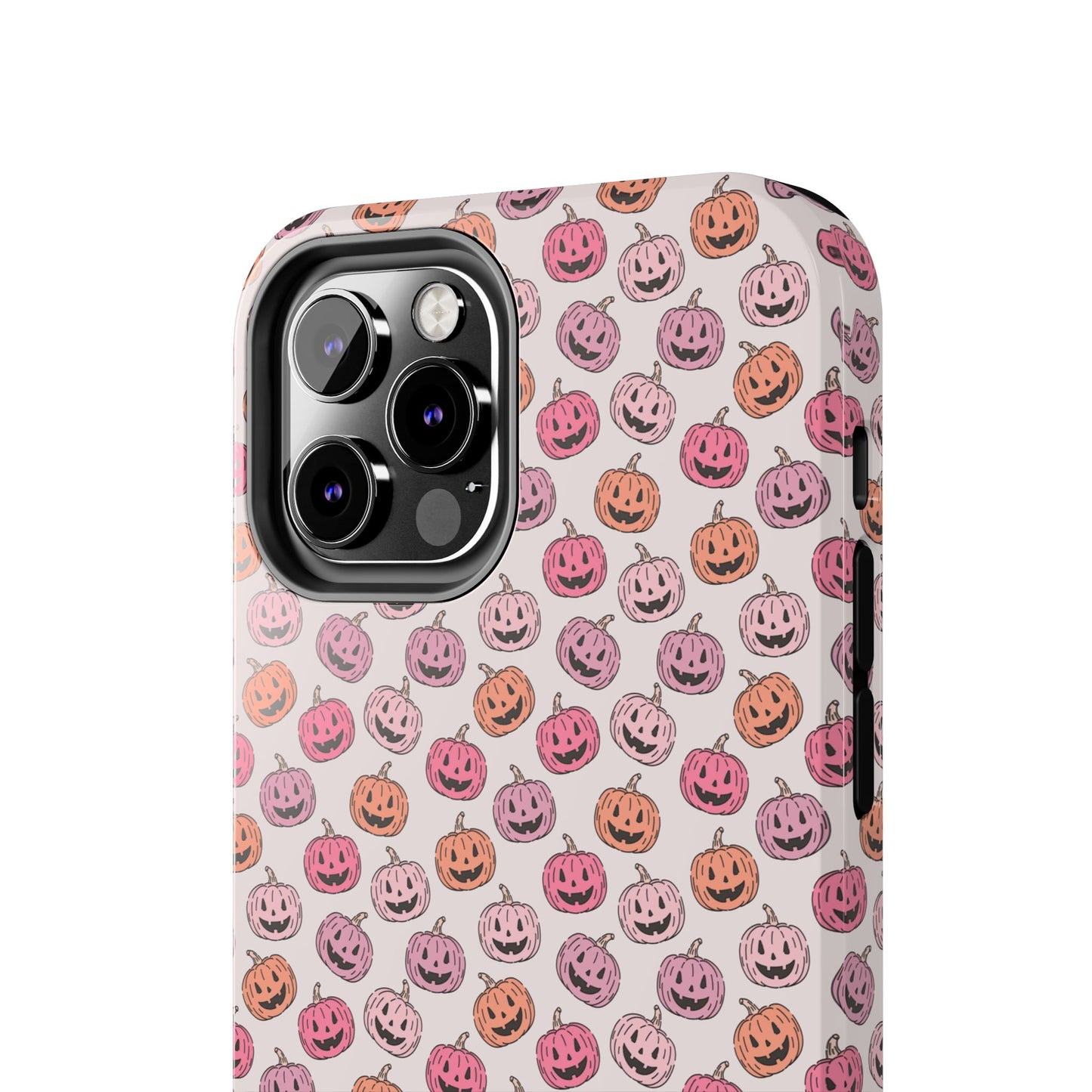 Cute Pumpkin Pattern Tough Phone Cases | Fall Decor, Halloween Accessories, Gifts for Her, Trendy Phone Protection