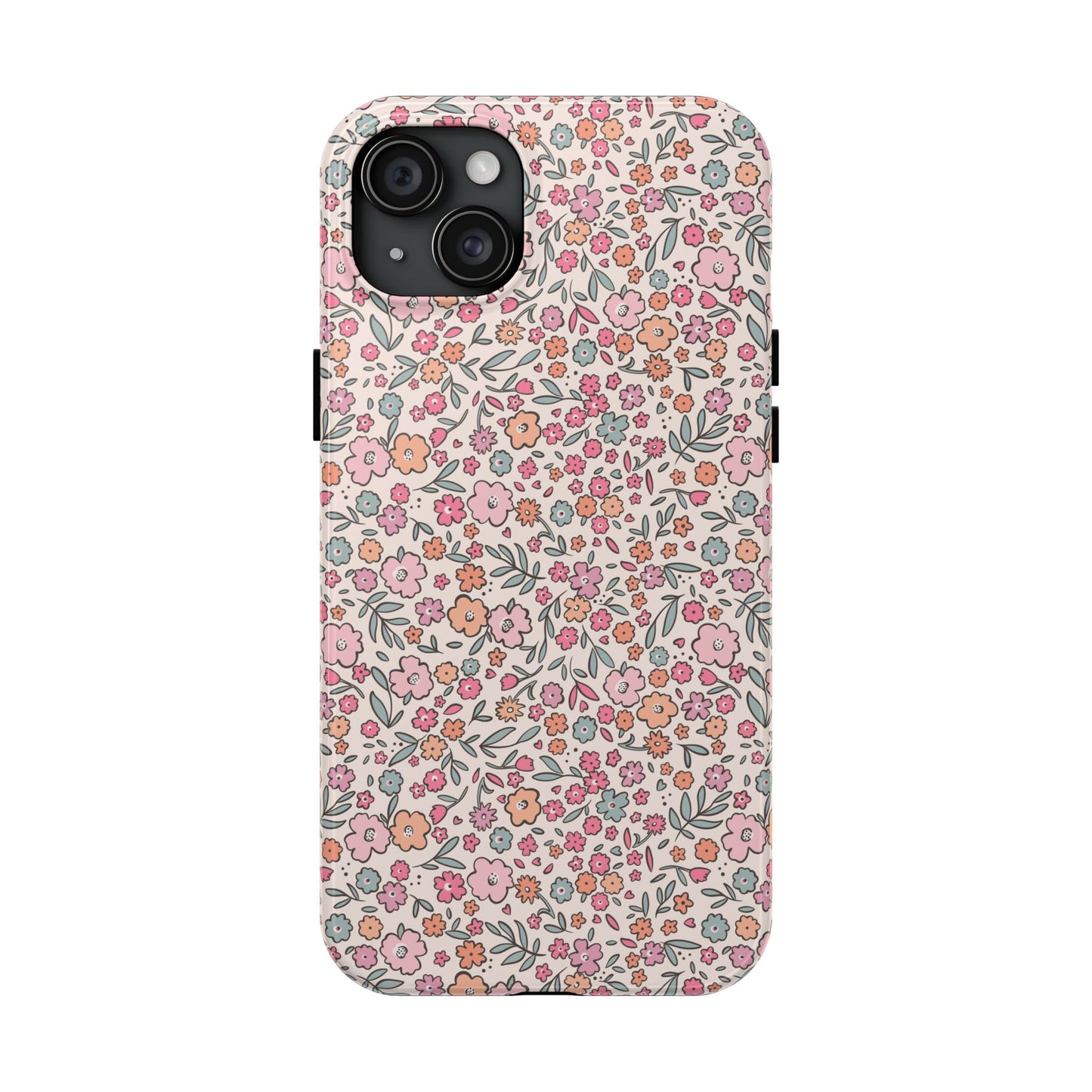Floral Tough Phone Cases - Stylish Protection, Unique Gifts, Spring Decor, Flower Pattern, Durable Accessory