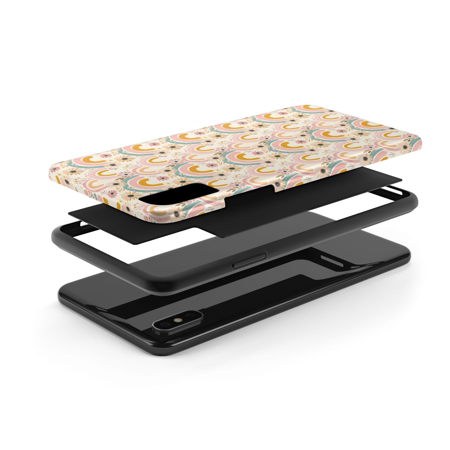 Phone Case - Muted Rainbow Design