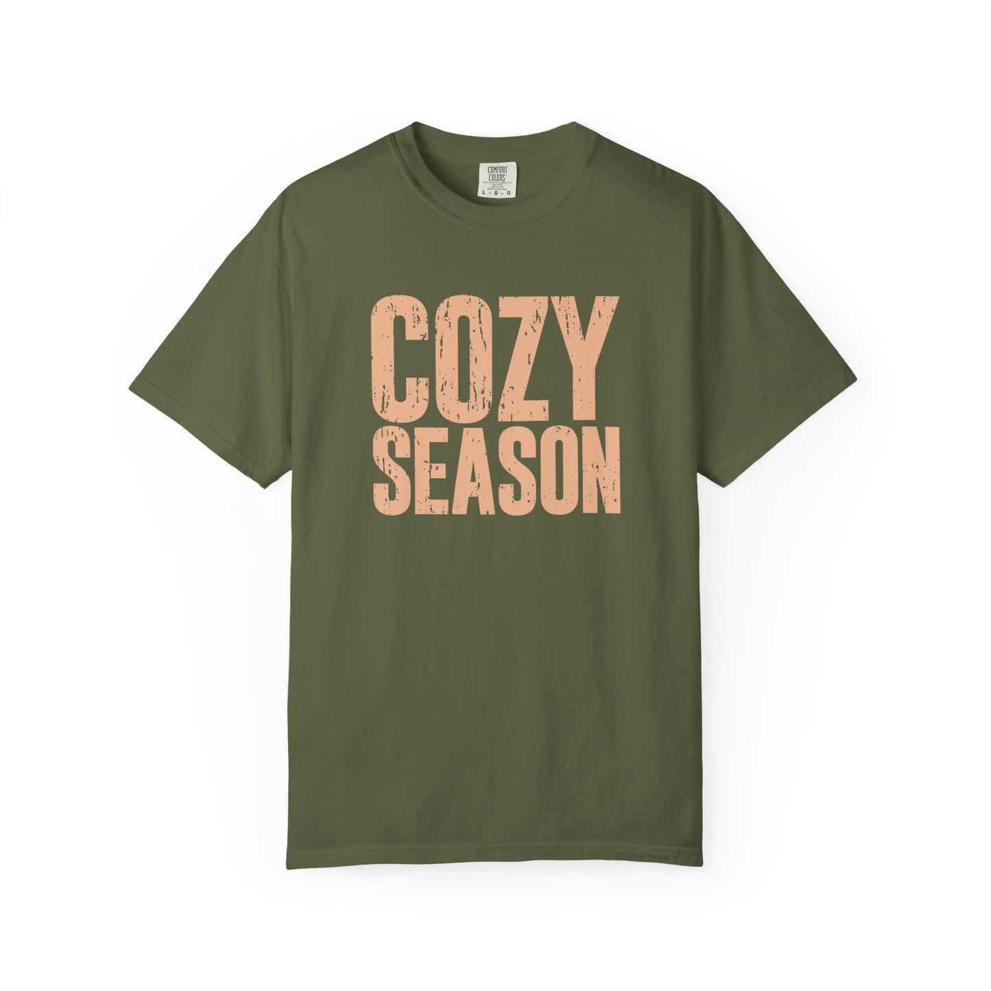 Cozy Season T-shirt for Autumn Vibes | Unisex Garment-Dyed Tee, Fall Apparel, Seasonal Fashion, Casual Wear, Gift Idea