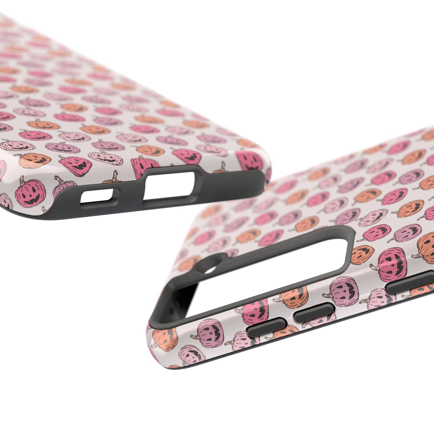 Cute Pumpkin Pattern Tough Phone Cases | Fall Decor, Halloween Accessories, Gifts for Her, Trendy Phone Protection