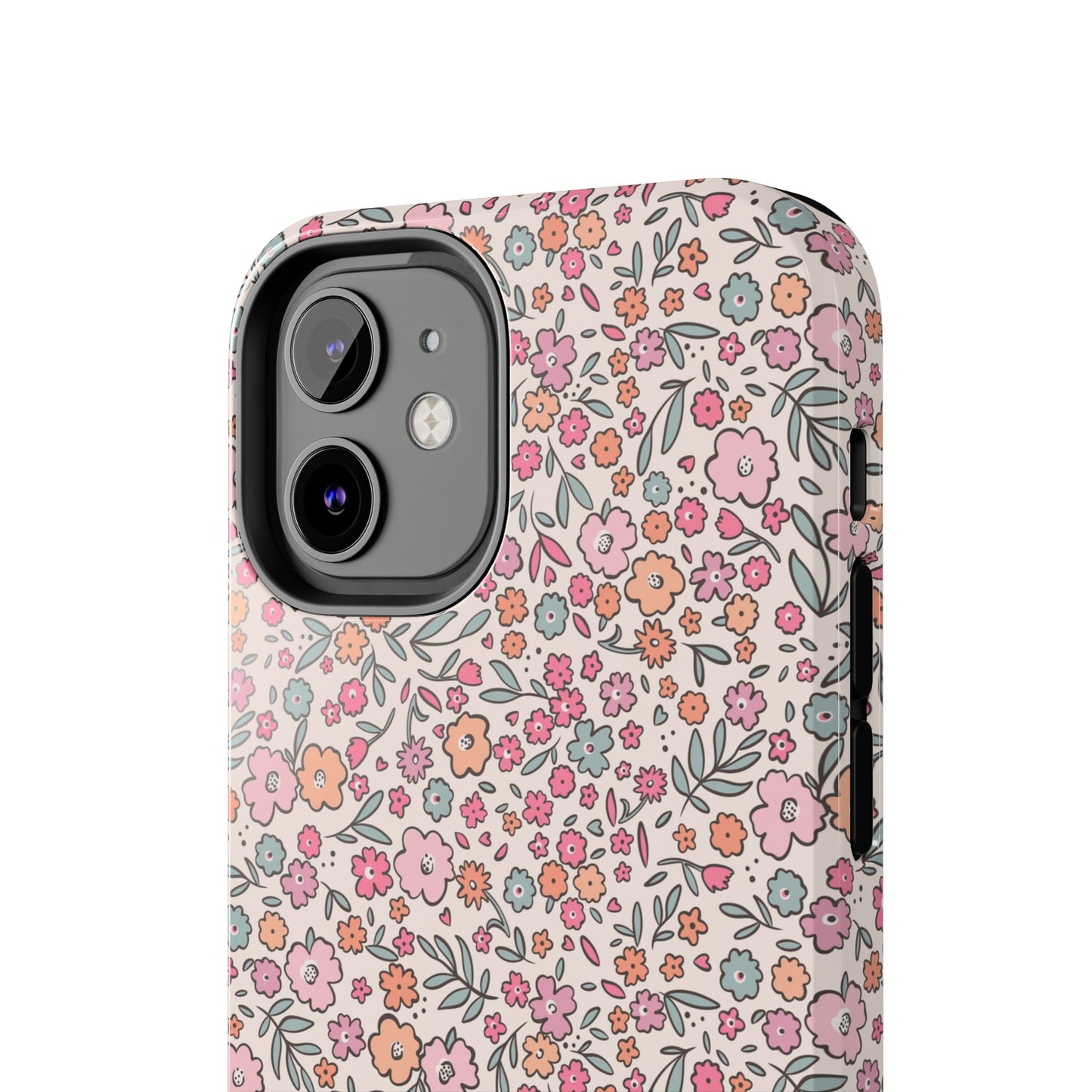 Floral Tough Phone Cases - Stylish Protection, Unique Gifts, Spring Decor, Flower Pattern, Durable Accessory