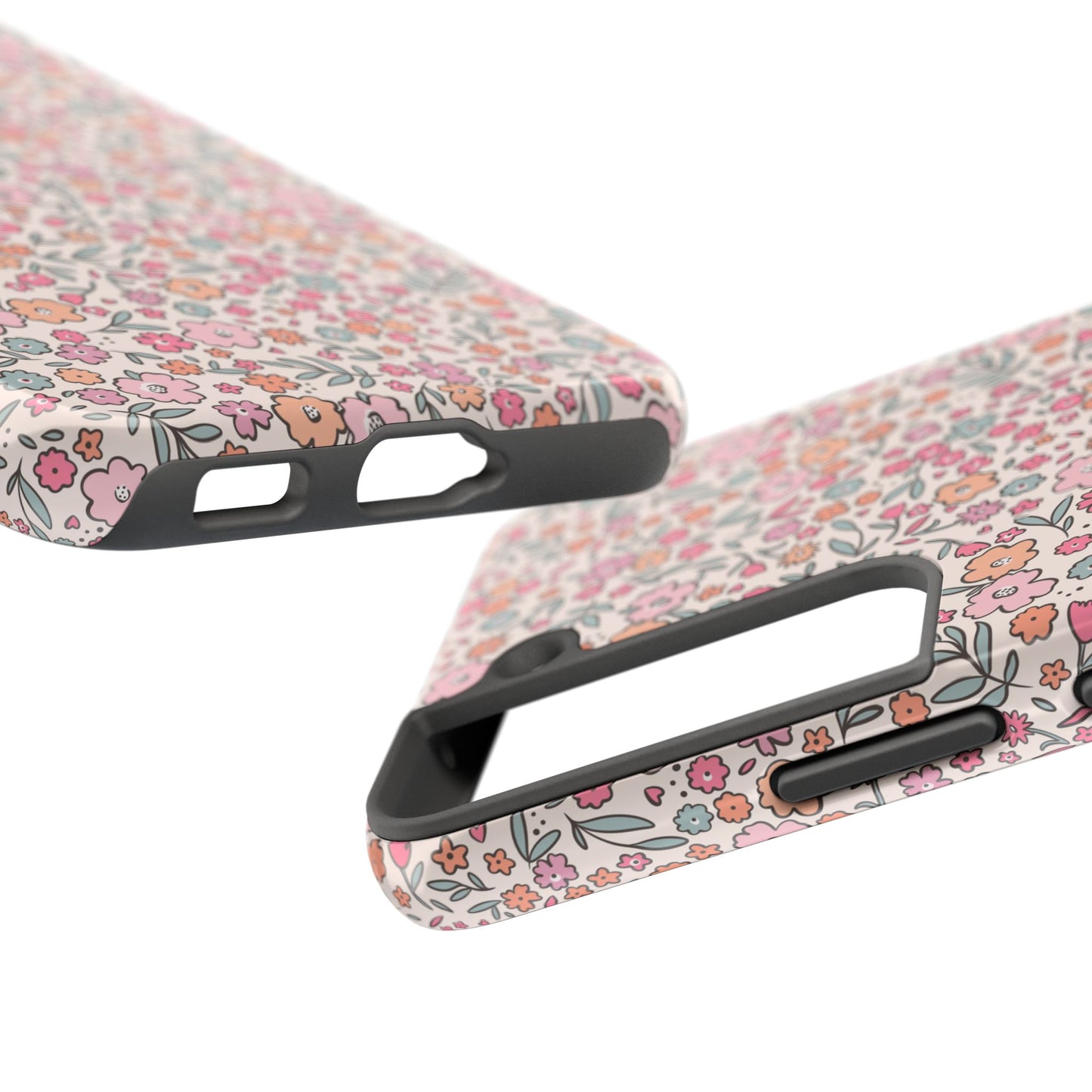 Floral Tough Phone Cases - Stylish Protection, Unique Gifts, Spring Decor, Flower Pattern, Durable Accessory