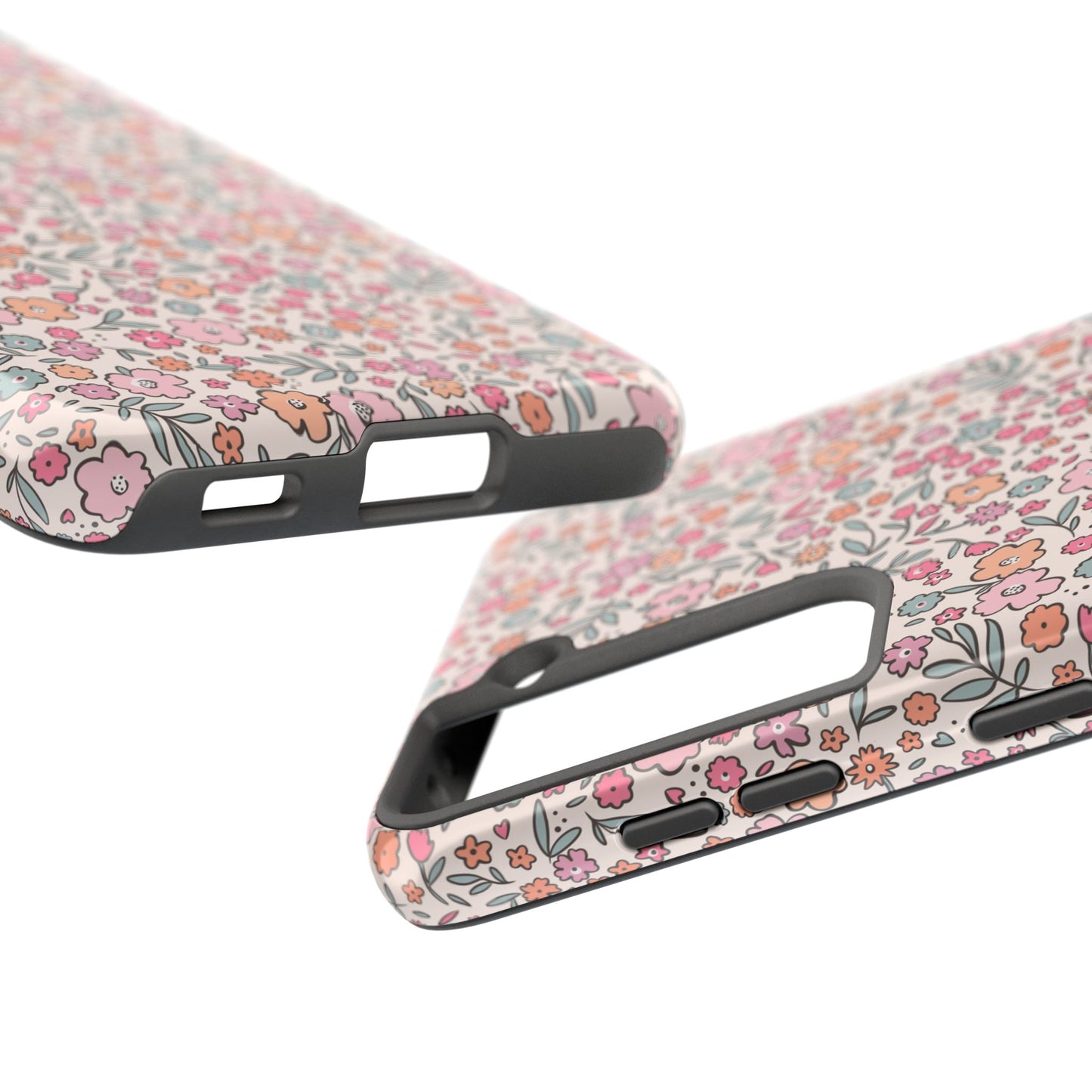 Floral Tough Phone Cases - Stylish Protection, Unique Gifts, Spring Decor, Flower Pattern, Durable Accessory