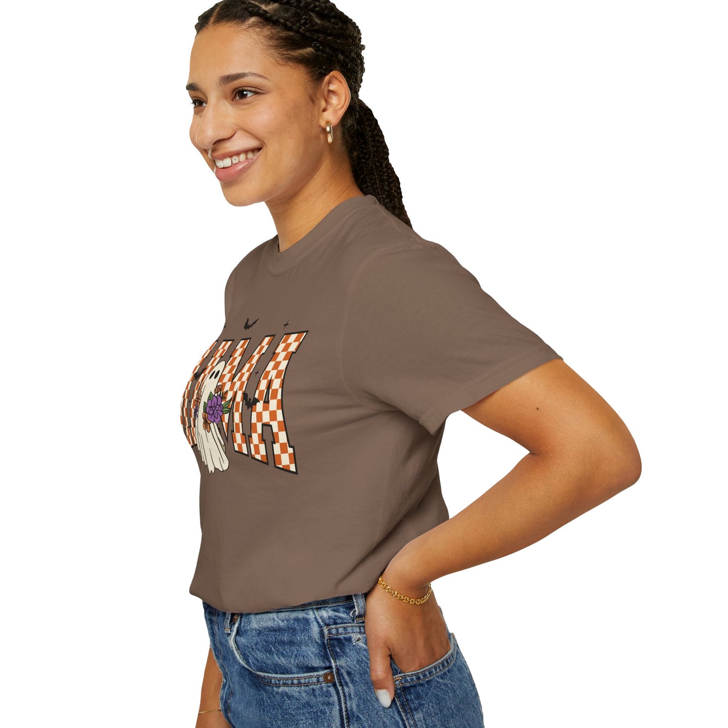 Ghostly Mama T-shirt, Spooky Mama Shirt, Halloween Tee, Gift for Mom, Fall Fashion, Unisex Graphic Tee