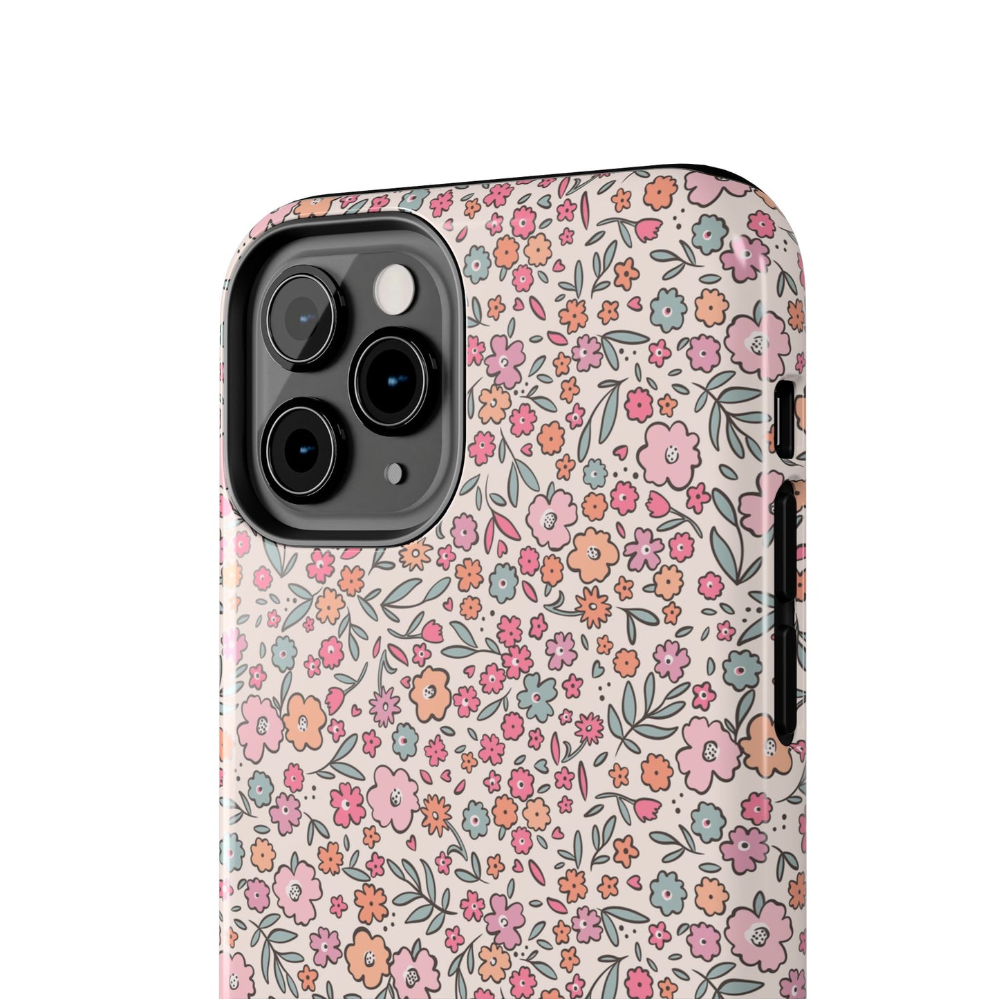 Floral Tough Phone Cases - Stylish Protection, Unique Gifts, Spring Decor, Flower Pattern, Durable Accessory