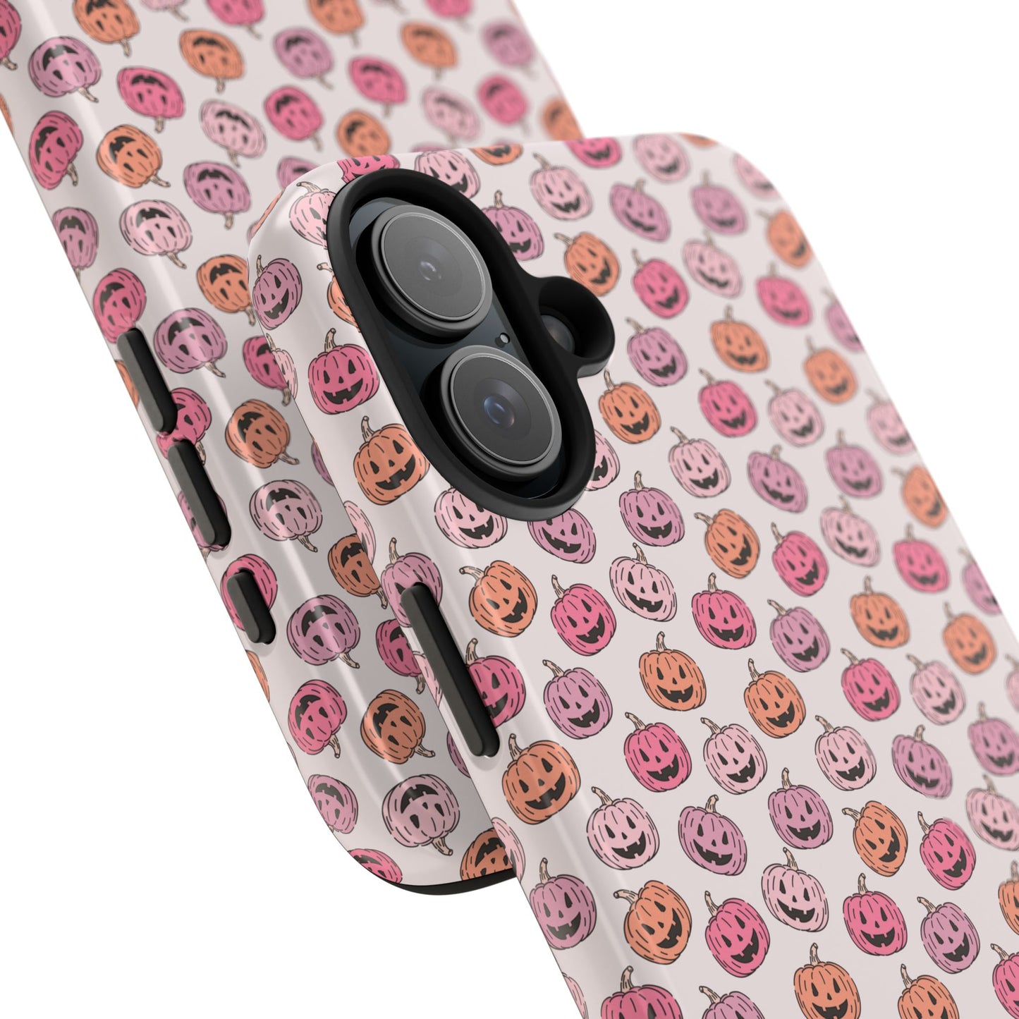 Cute Pumpkin Pattern Tough Phone Cases | Fall Decor, Halloween Accessories, Gifts for Her, Trendy Phone Protection