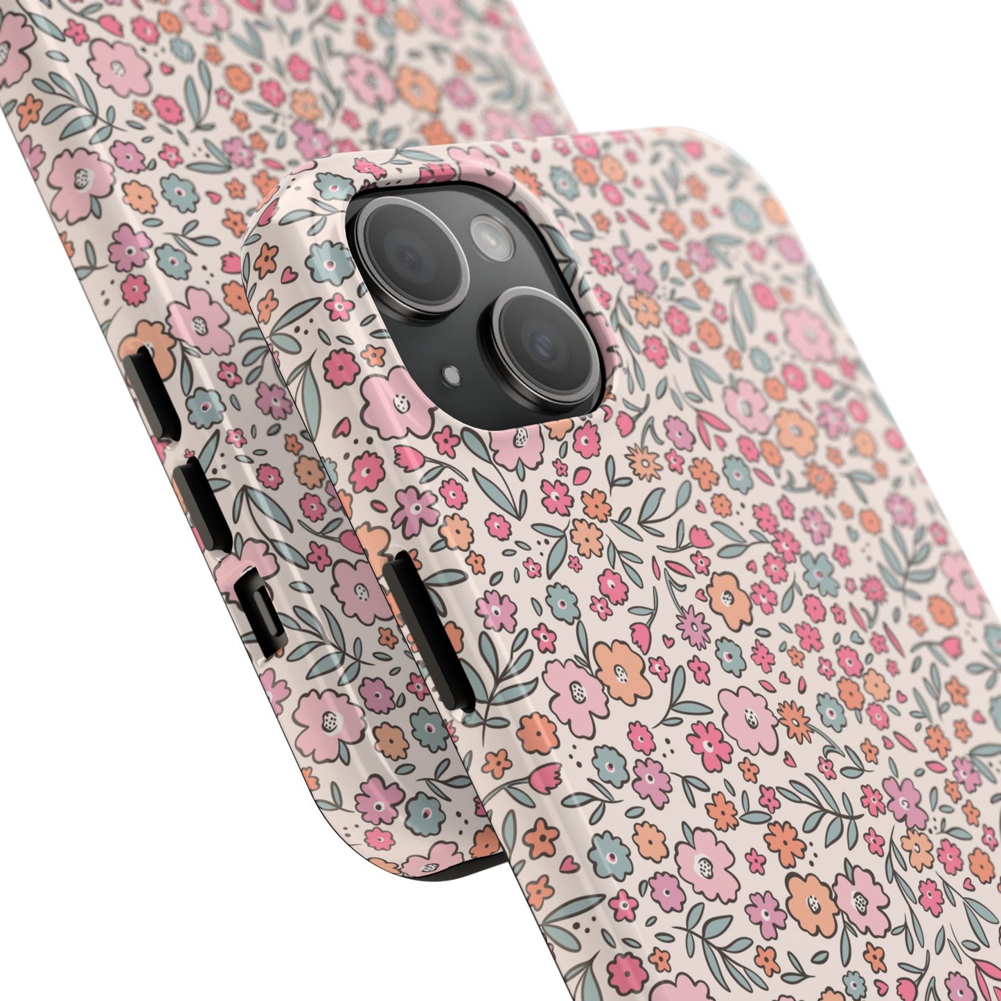 Floral Tough Phone Cases - Stylish Protection, Unique Gifts, Spring Decor, Flower Pattern, Durable Accessory