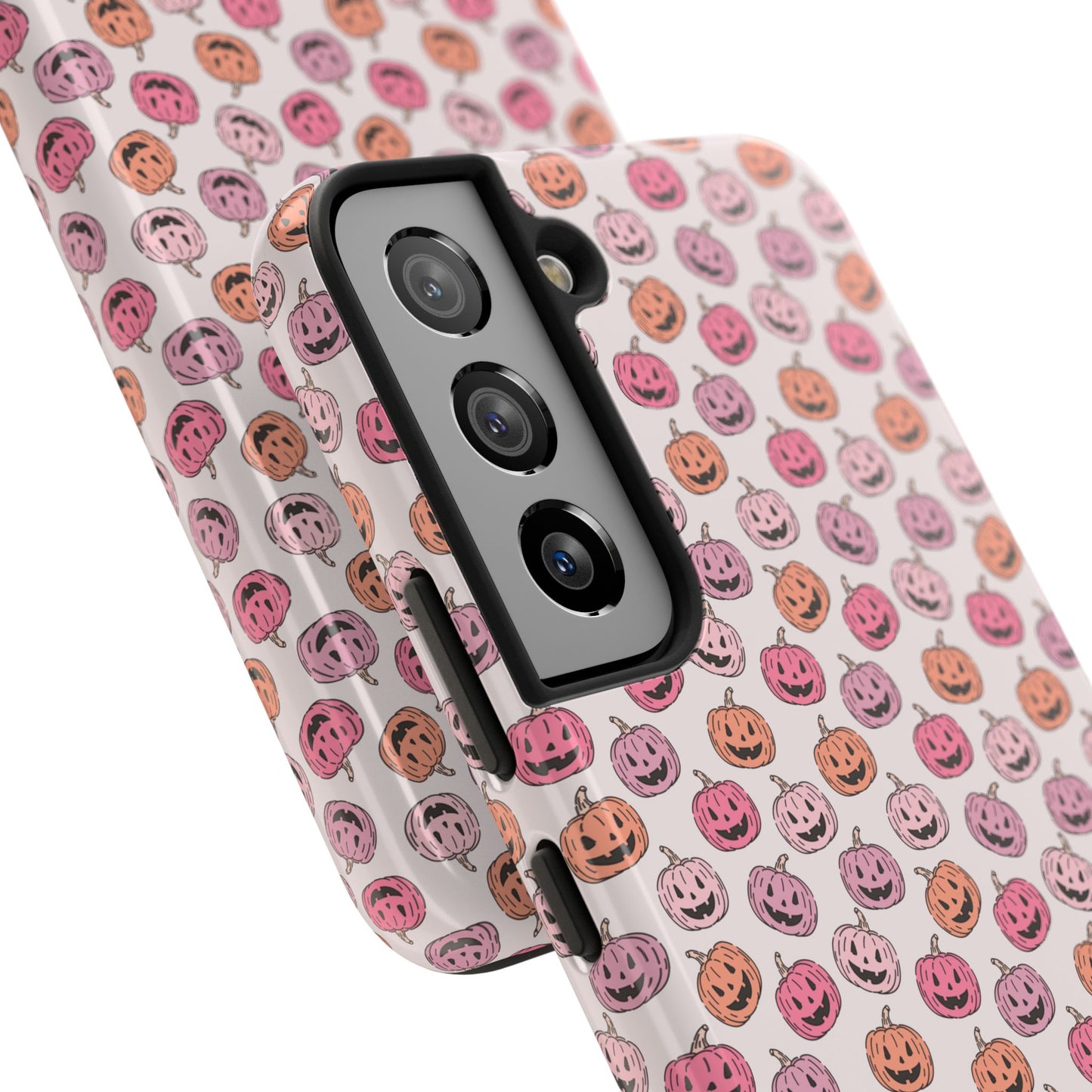 Cute Pumpkin Pattern Tough Phone Cases | Fall Decor, Halloween Accessories, Gifts for Her, Trendy Phone Protection