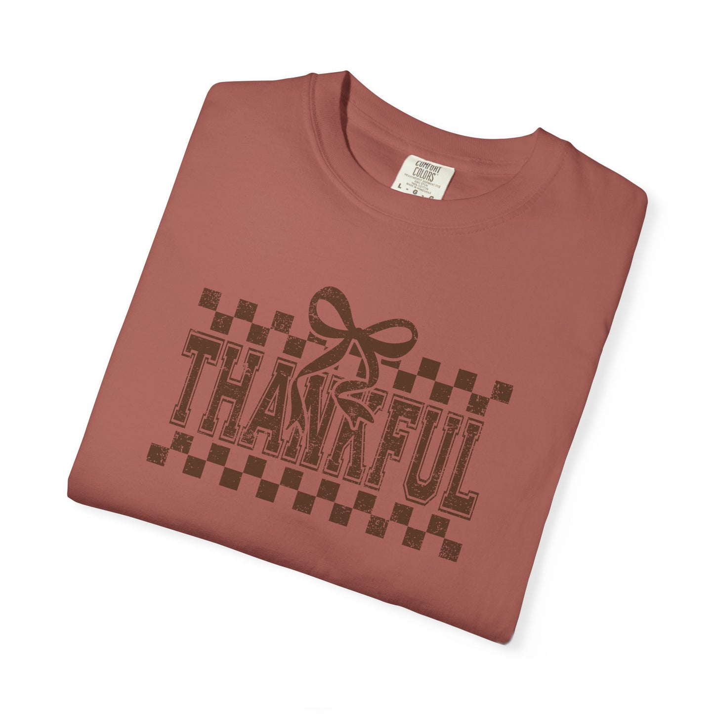 Thankful Unisex Garment-Dyed T-Shirt, Casual Fall Tee, Thanksgiving Gift, Cozy Everyday Wear, Autumn Fashion, Comfortable Tops