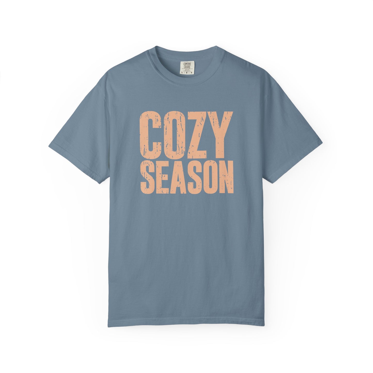 Cozy Season T-shirt for Autumn Vibes | Unisex Garment-Dyed Tee, Fall Apparel, Seasonal Fashion, Casual Wear, Gift Idea