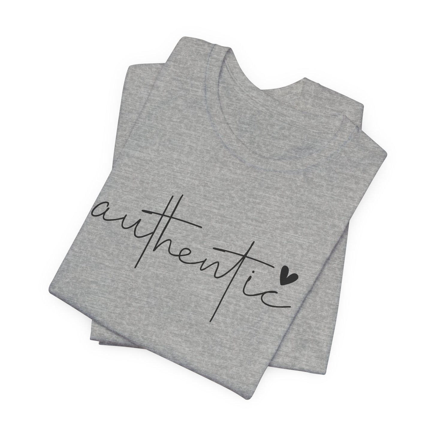 Authentic Unisex Short Sleeve Tee - Embrace Your True Self