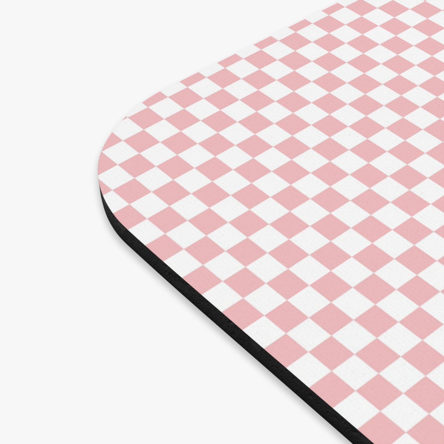 Chic Pink Checkered Mouse Pad | Stylish Desk Accessory, Computer Mouse Mat, Office Gift, Homestyle Decor, Gaming Pad, Functional Design