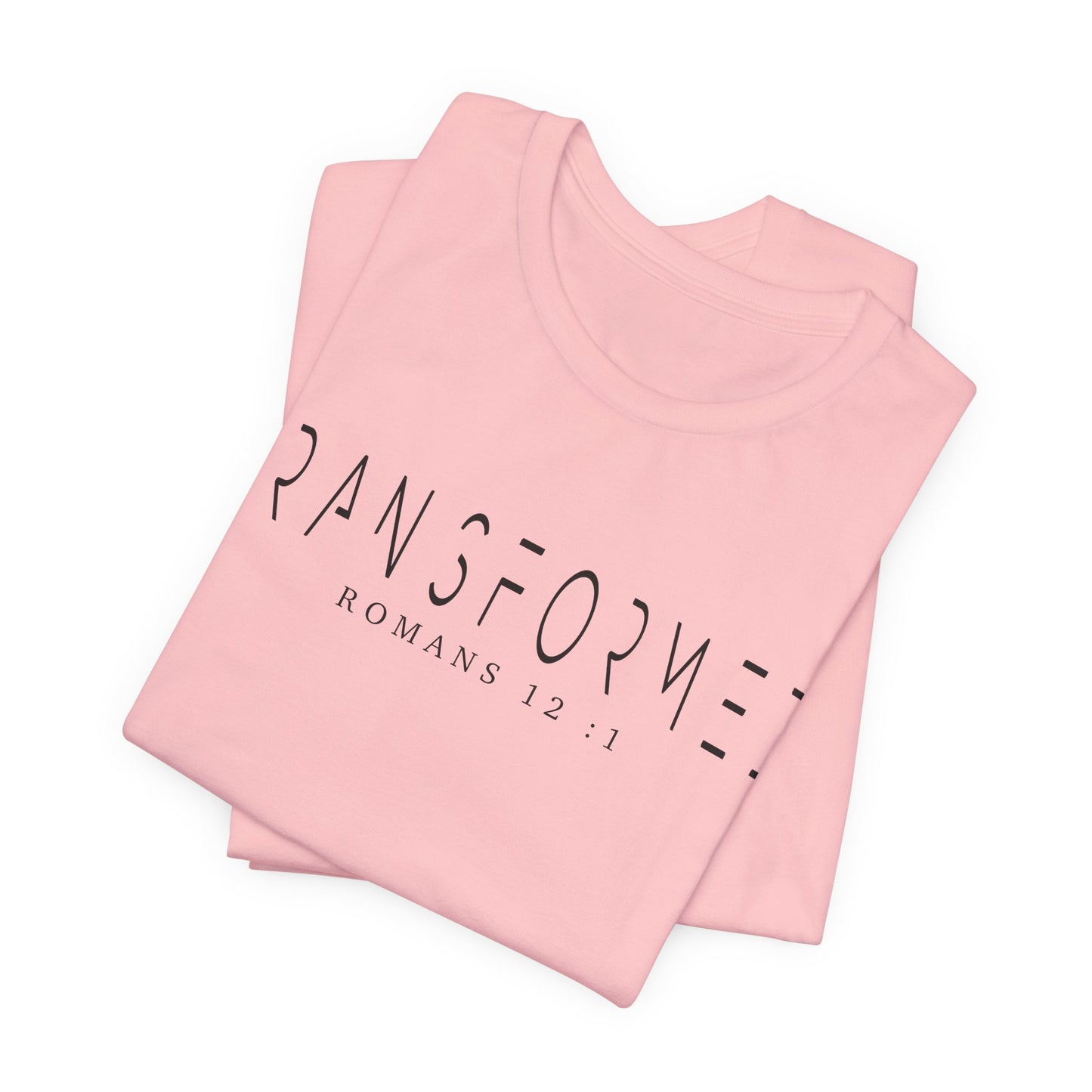 Transformed Tee - Romans 12:1 Inspirational Unisex Jersey Short Sleeve Shirt