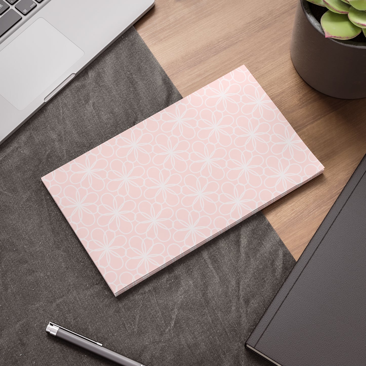 Stylish Floral Post-it® Note Pads | Pink Sticky Notes for Organizing, Planning, Office, Gifts, Journaling