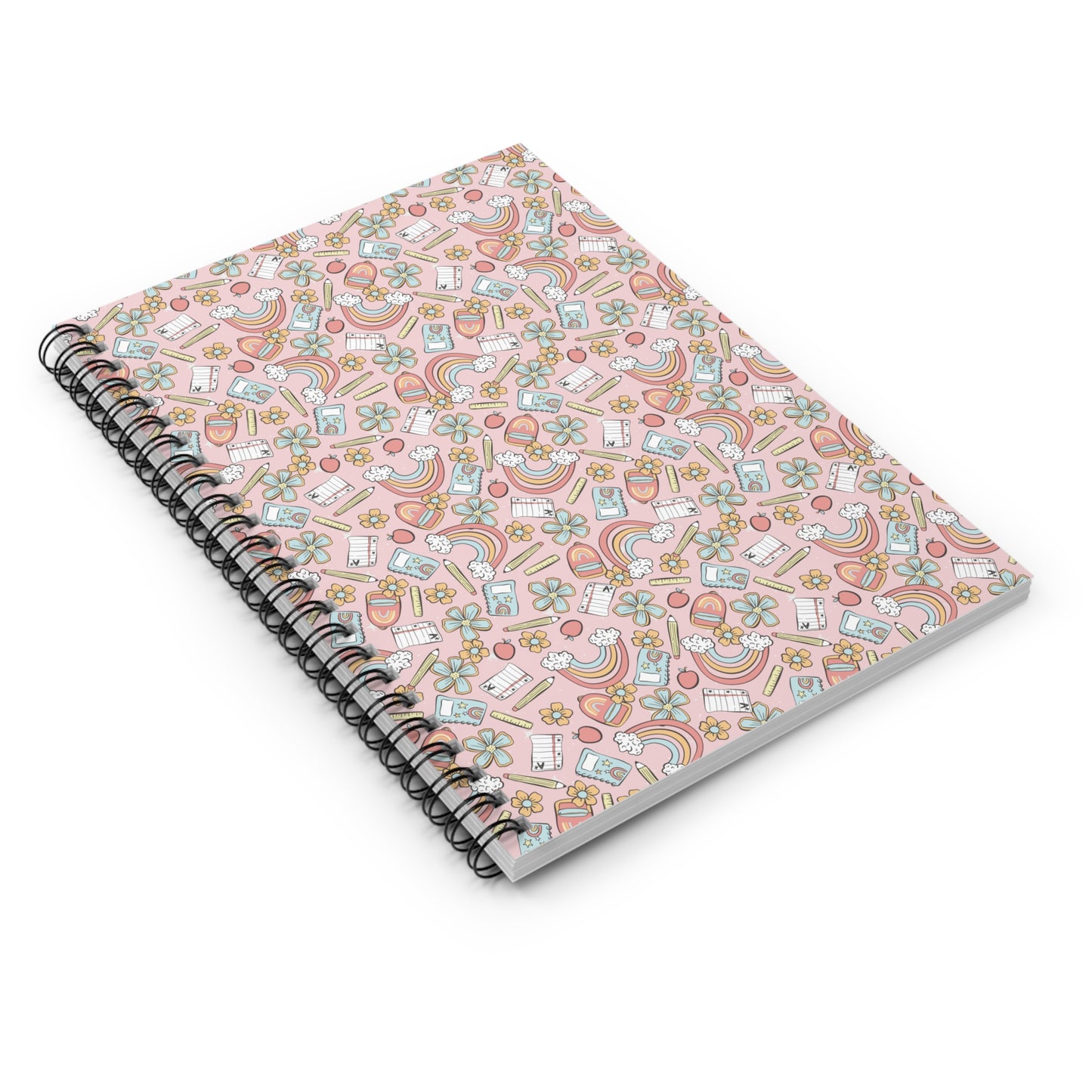 Pastel Teacher Notebook - Ruled Line, Educational Journal, School Supplies, Teacher Gift, Classroom Organizer, Back to School Gift