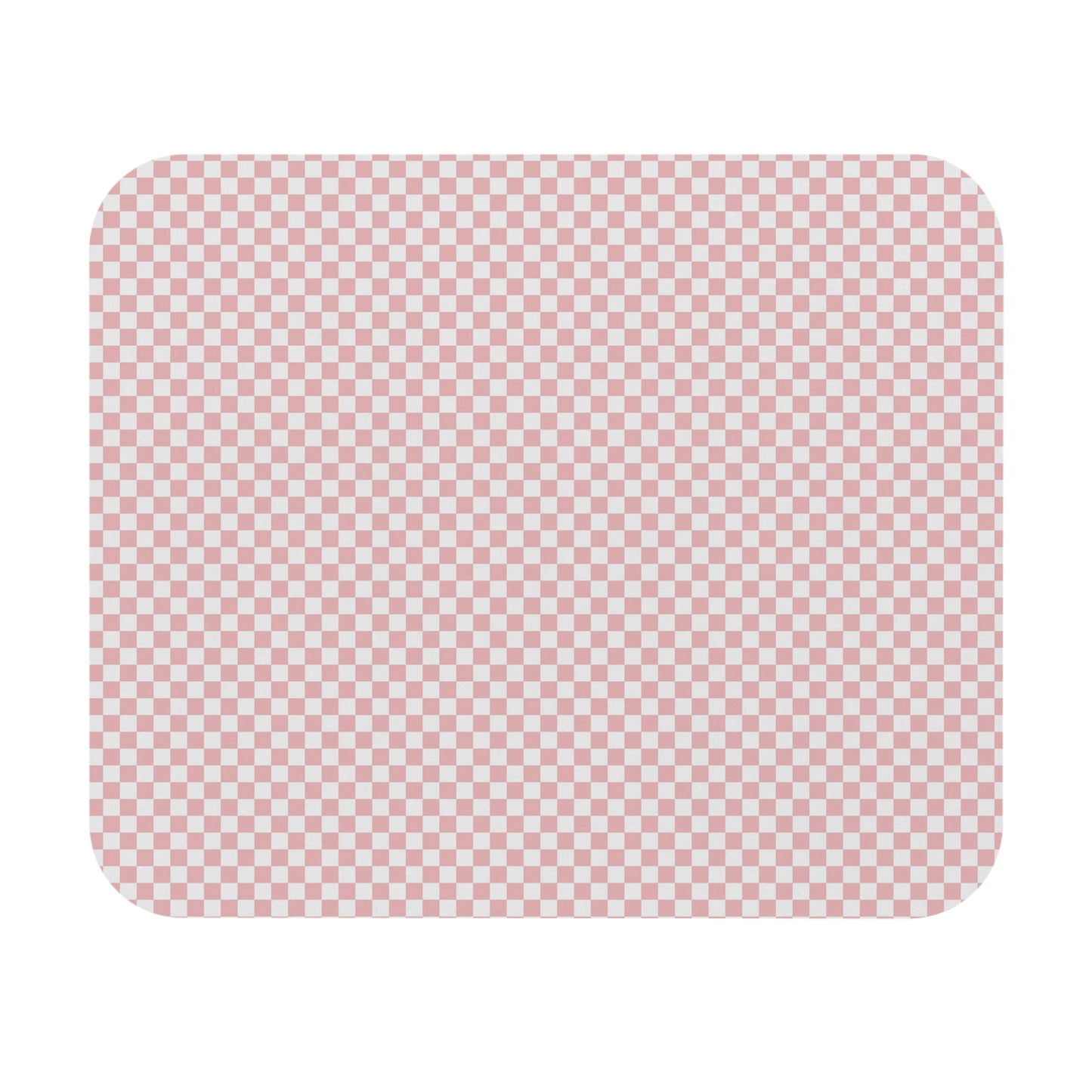 Chic Pink Checkered Mouse Pad | Stylish Desk Accessory, Computer Mouse Mat, Office Gift, Homestyle Decor, Gaming Pad, Functional Design