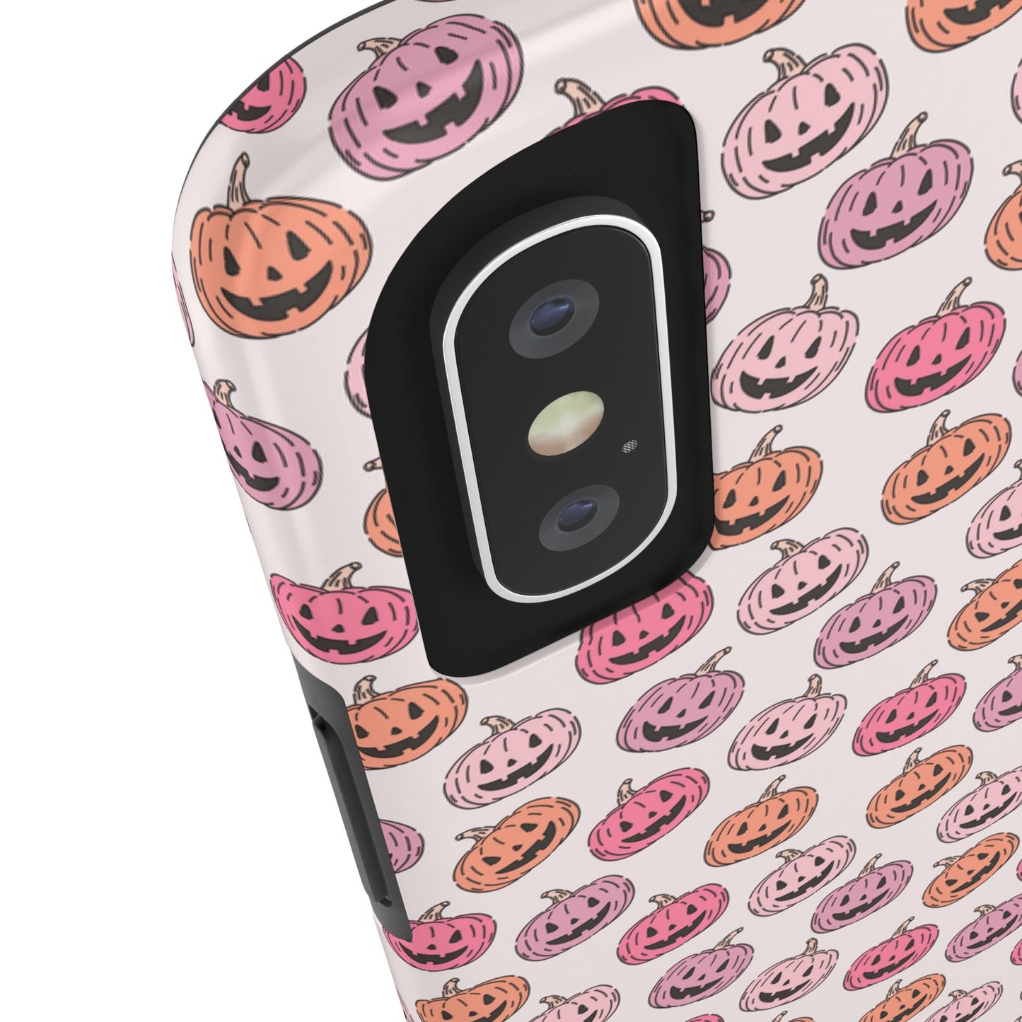 Cute Pumpkin Pattern Tough Phone Cases | Fall Decor, Halloween Accessories, Gifts for Her, Trendy Phone Protection