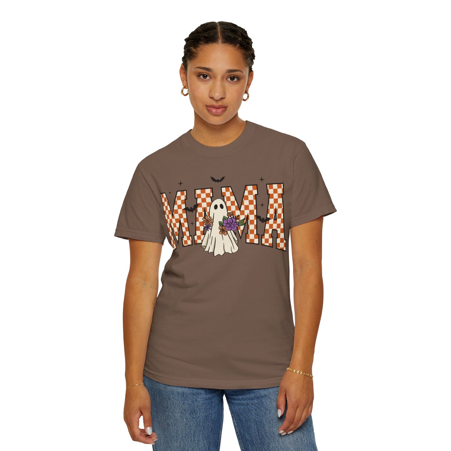 Ghostly Mama T-shirt, Spooky Mama Shirt, Halloween Tee, Gift for Mom, Fall Fashion, Unisex Graphic Tee