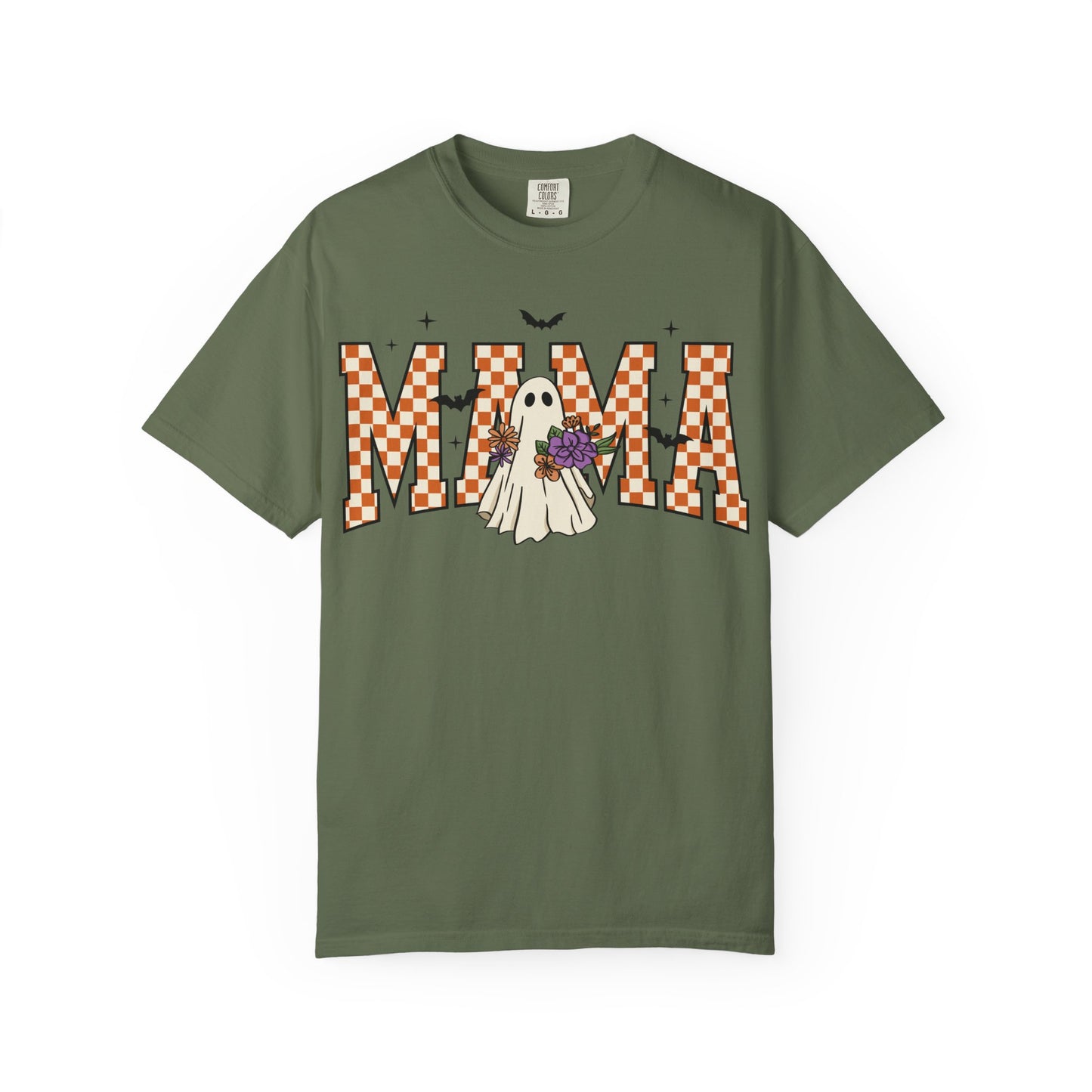Ghostly Mama T-shirt, Spooky Mama Shirt, Halloween Tee, Gift for Mom, Fall Fashion, Unisex Graphic Tee