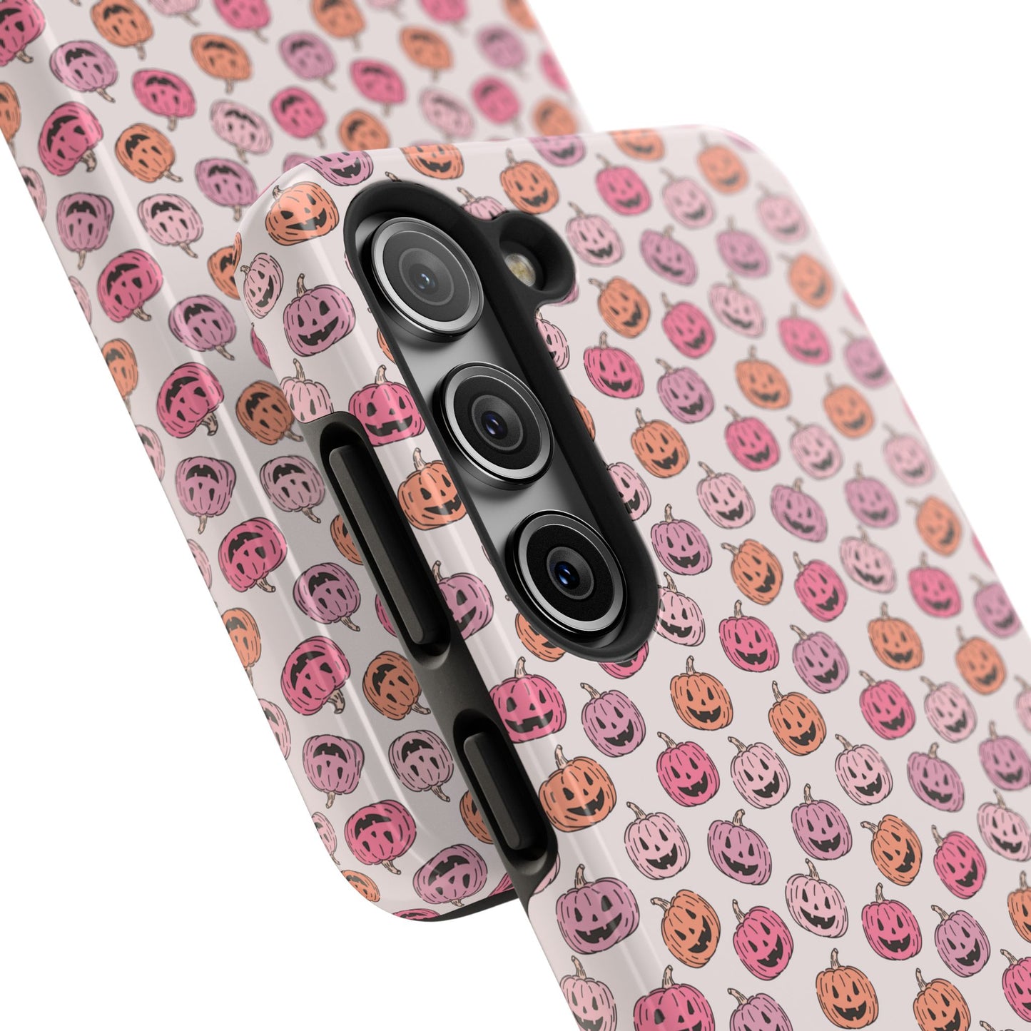 Cute Pumpkin Pattern Tough Phone Cases | Fall Decor, Halloween Accessories, Gifts for Her, Trendy Phone Protection
