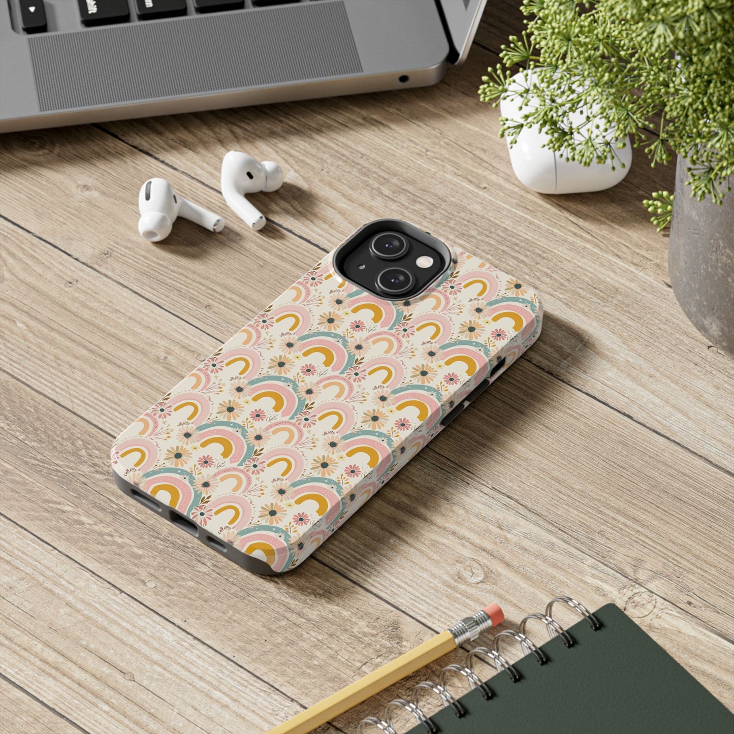 Phone Case - Muted Rainbow Design