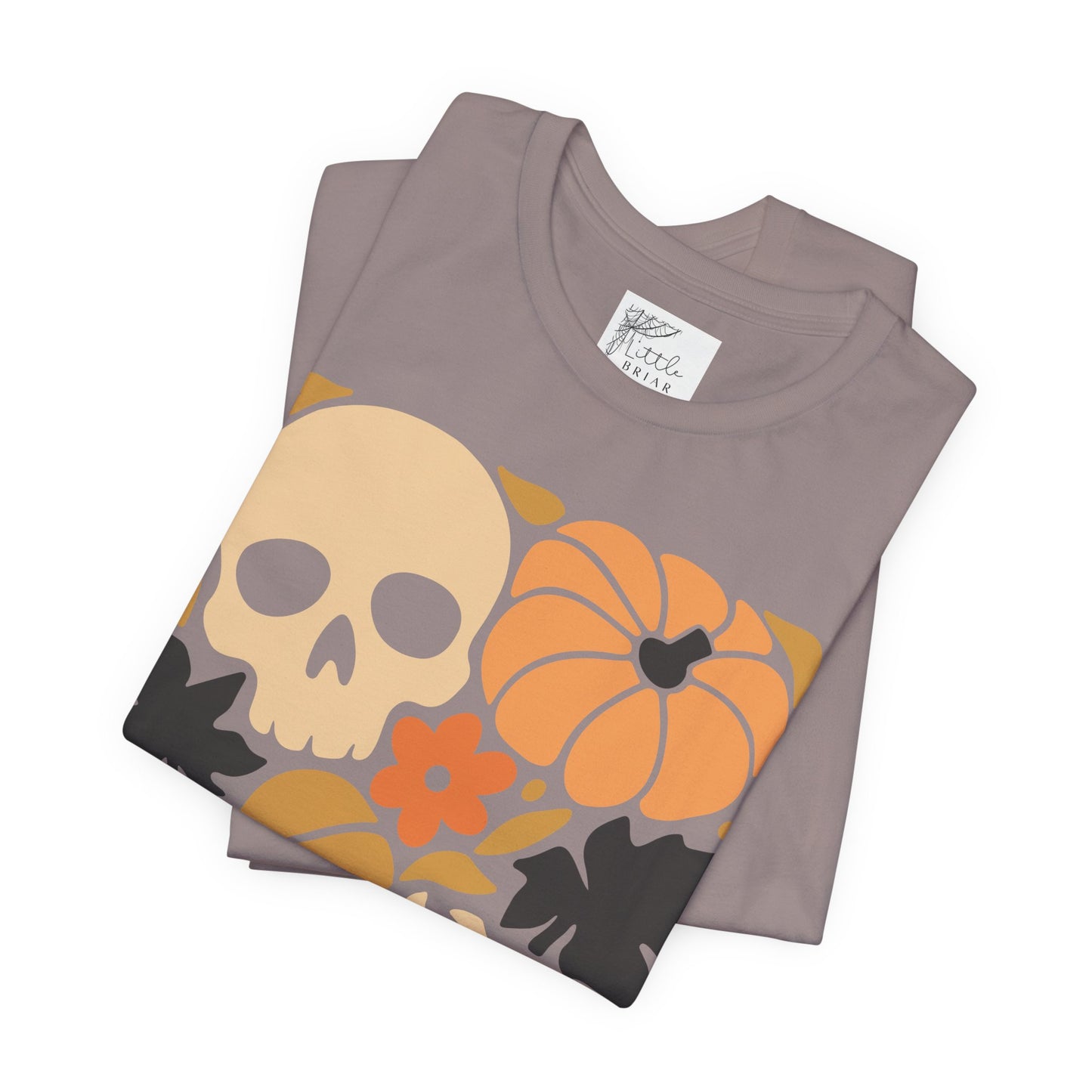 Autumn Vibes Graphic Tee | Halloween Shirt, Fall Apparel, Unisex Tee, Spooky Fashion, Pumpkin Skull Top