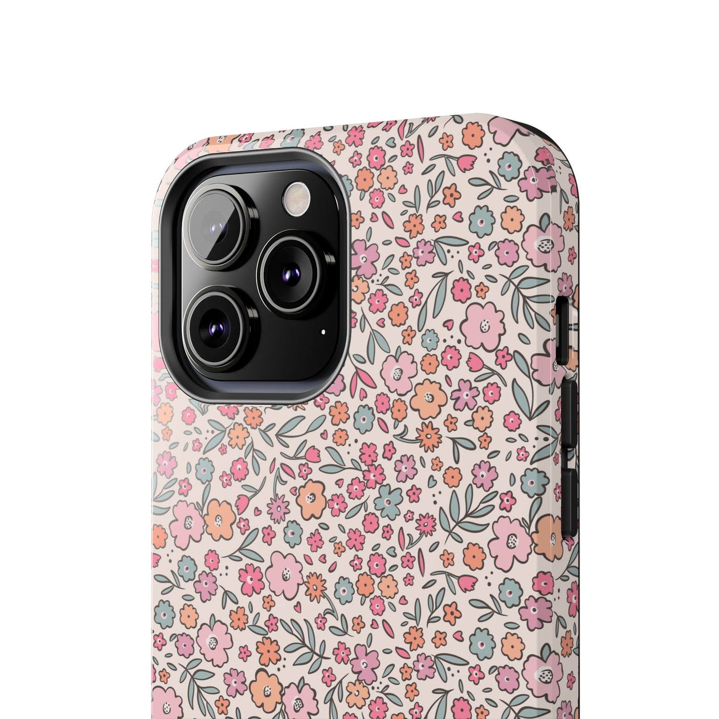 Floral Tough Phone Cases - Stylish Protection, Unique Gifts, Spring Decor, Flower Pattern, Durable Accessory