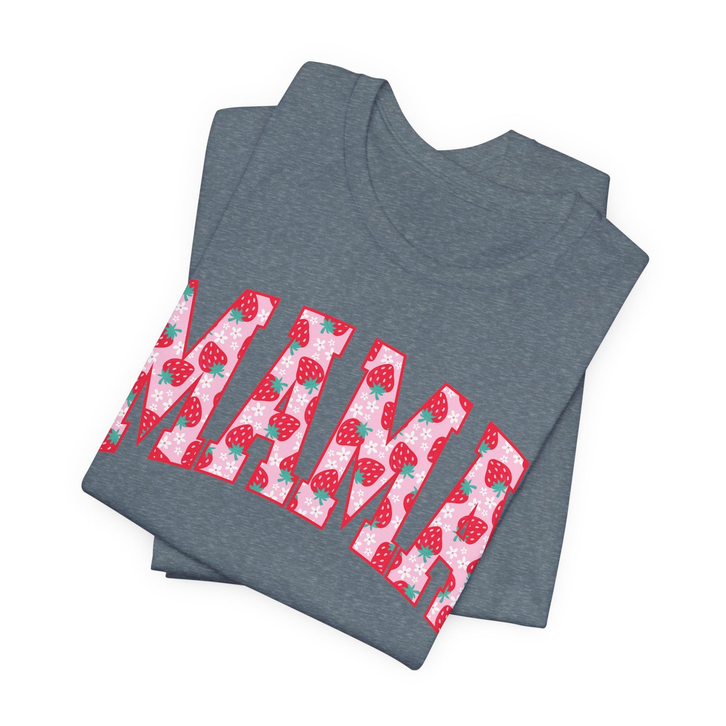 Mama Floral Print Unisex Jersey Tee - Perfect Gift for Moms
