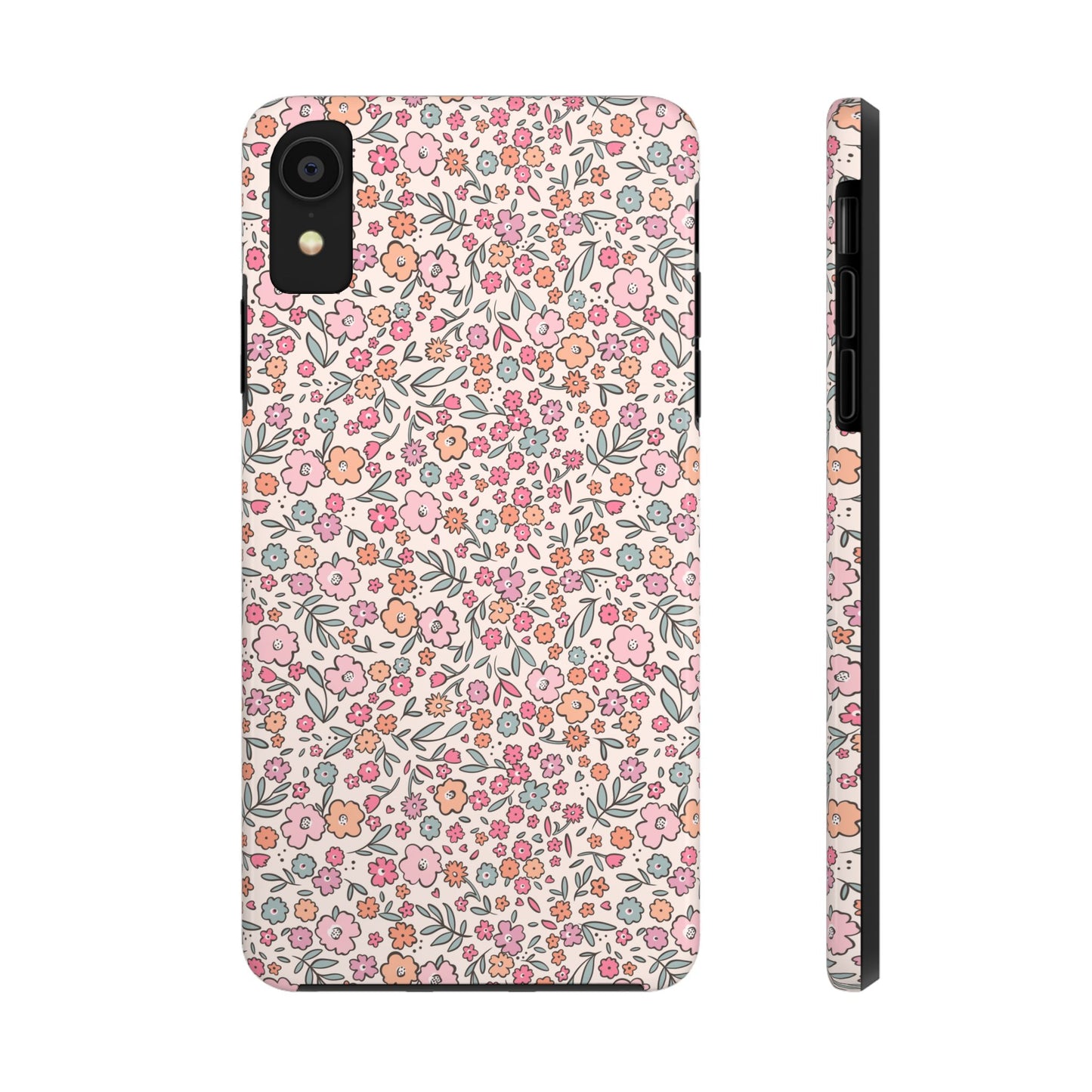 Floral Tough Phone Cases - Stylish Protection, Unique Gifts, Spring Decor, Flower Pattern, Durable Accessory