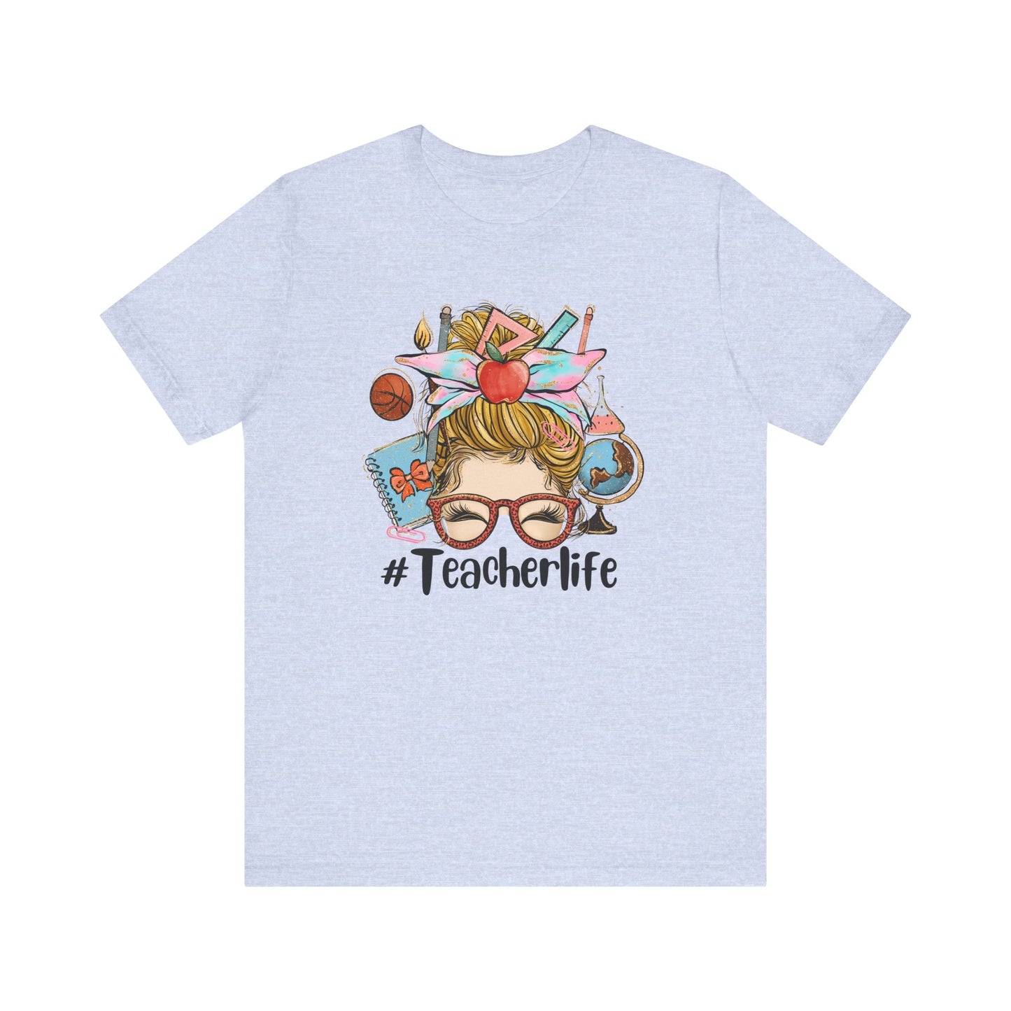 #TeacherLife Unisex Jersey Short Sleeve Tee - Perfect Gift for Teachers
