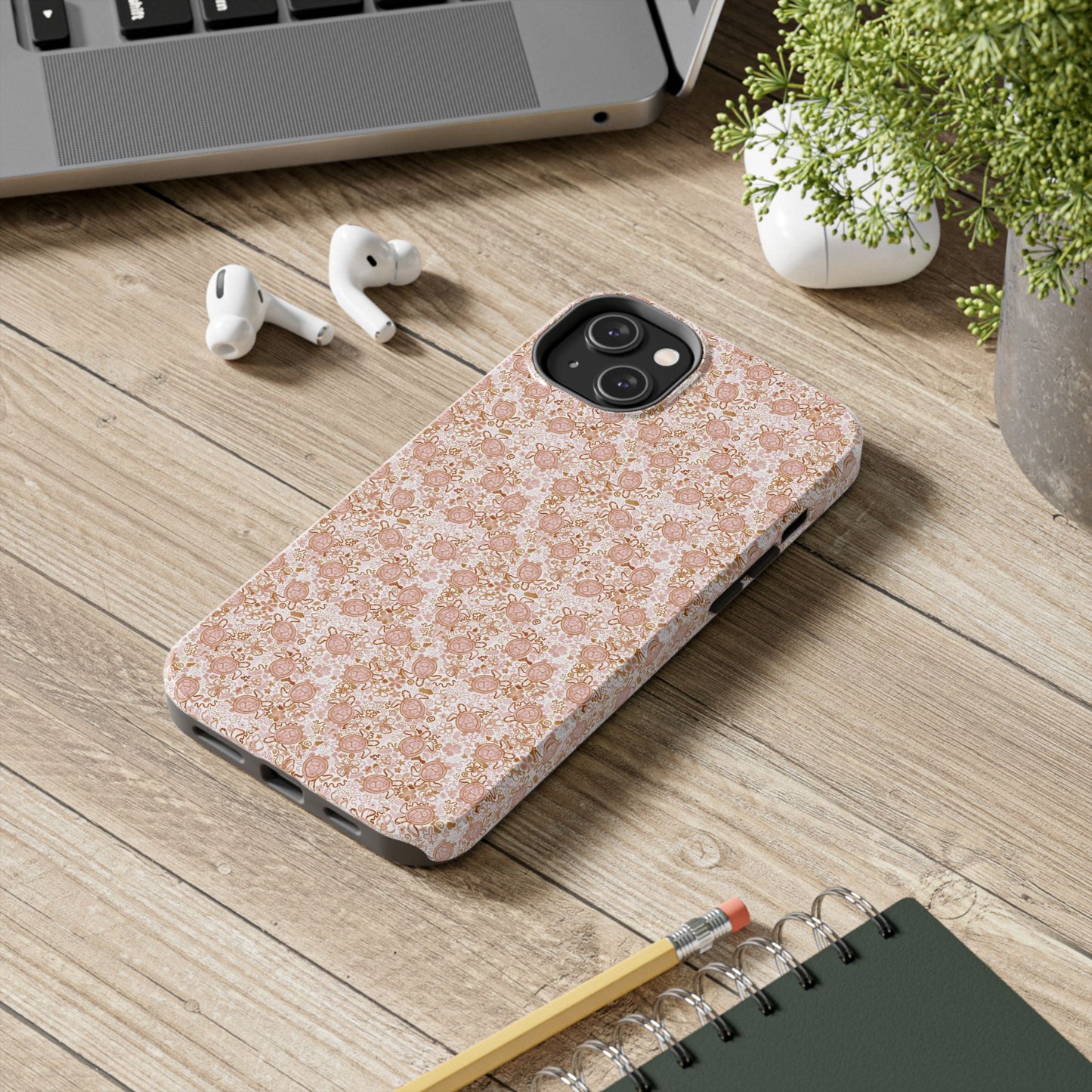 Tough Phone Case - Boho Turtle Design π’